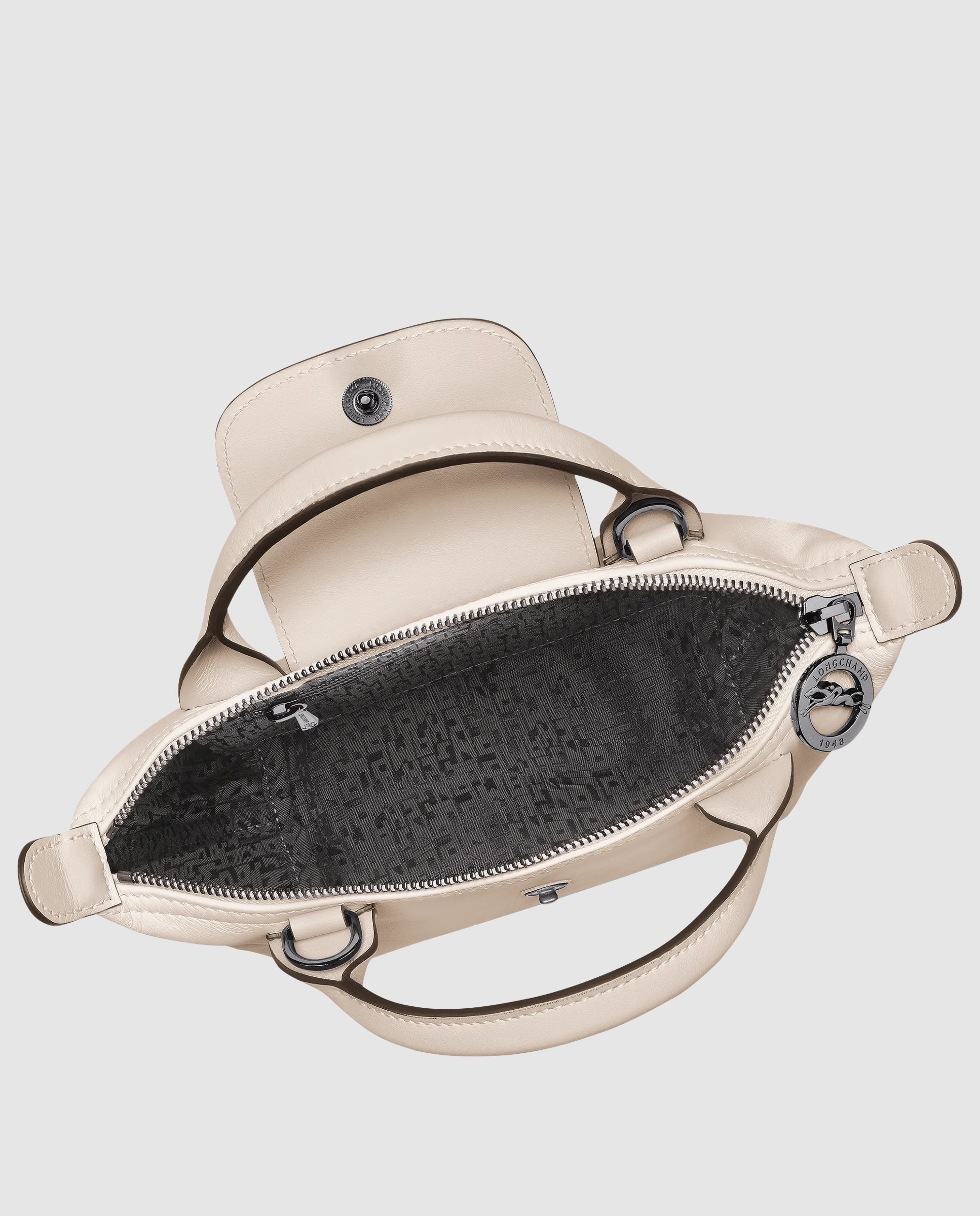 Bolso de mano de mujer Le Pliage Xtra en talla XS - Longchamp - Verde claro Blanco-5