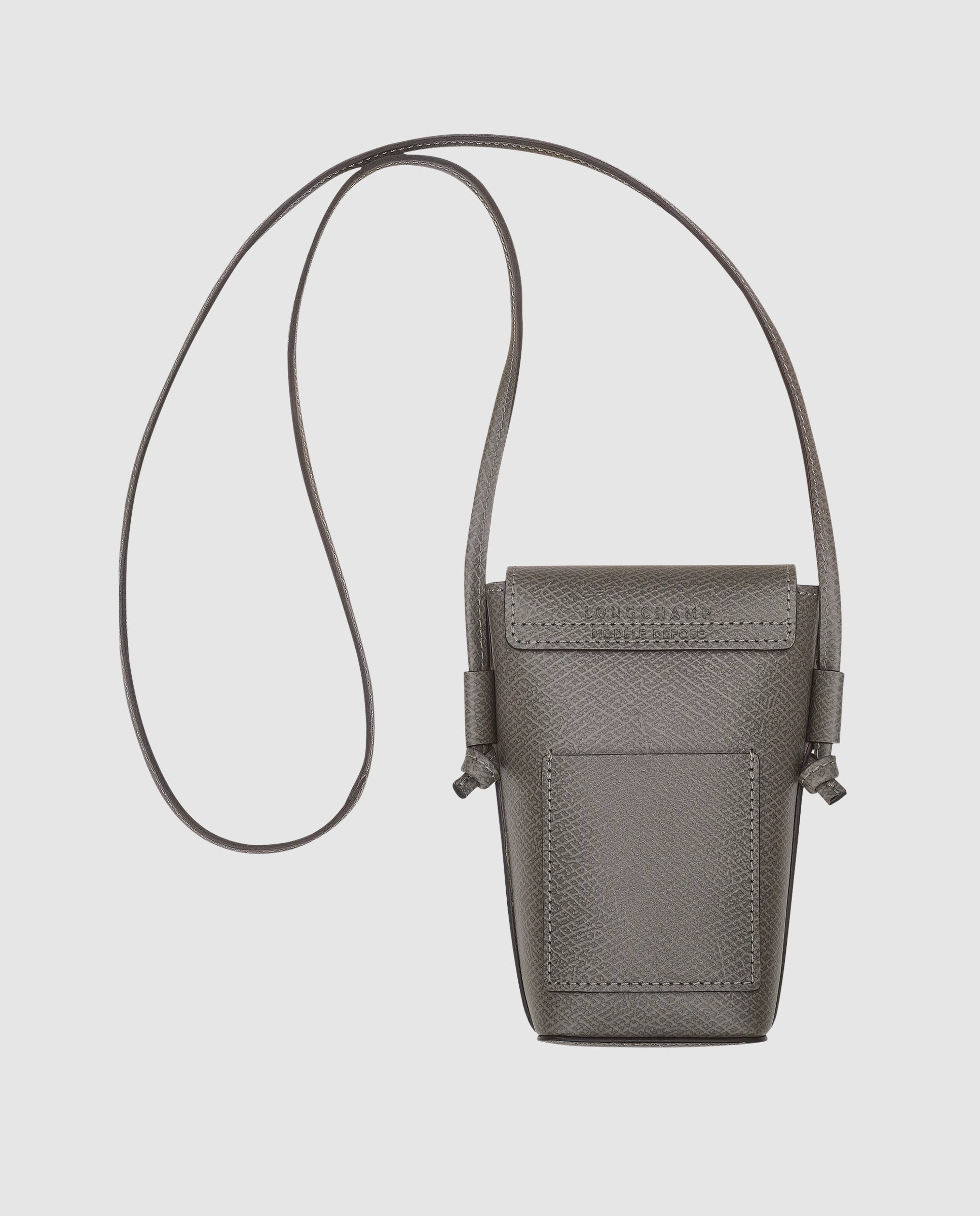 Bolso para móvil de mujer épure - Longchamp - Gris Gris-4