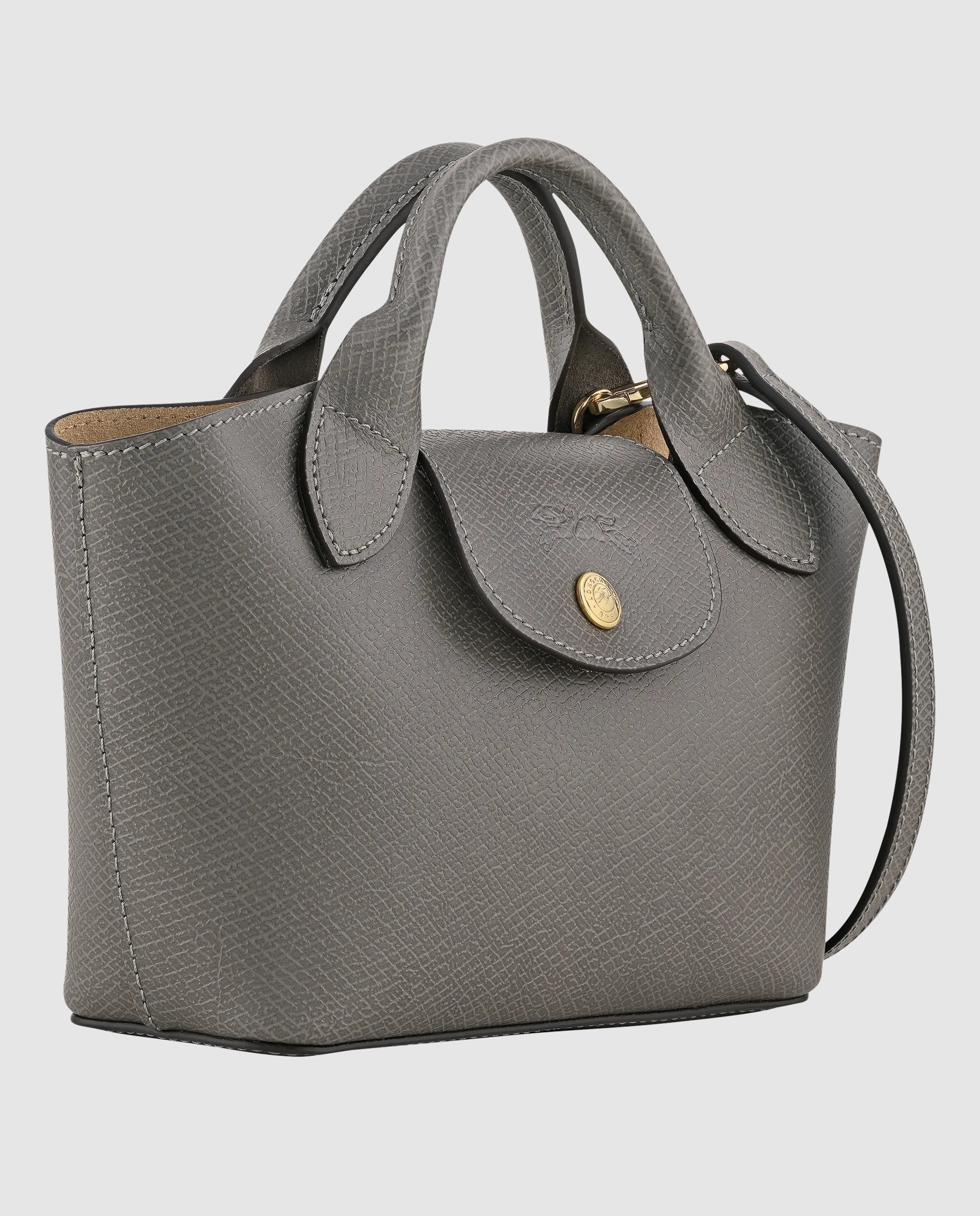 Bandolera de mujer épure en talla xs - Longchamp - Gris Gris-3