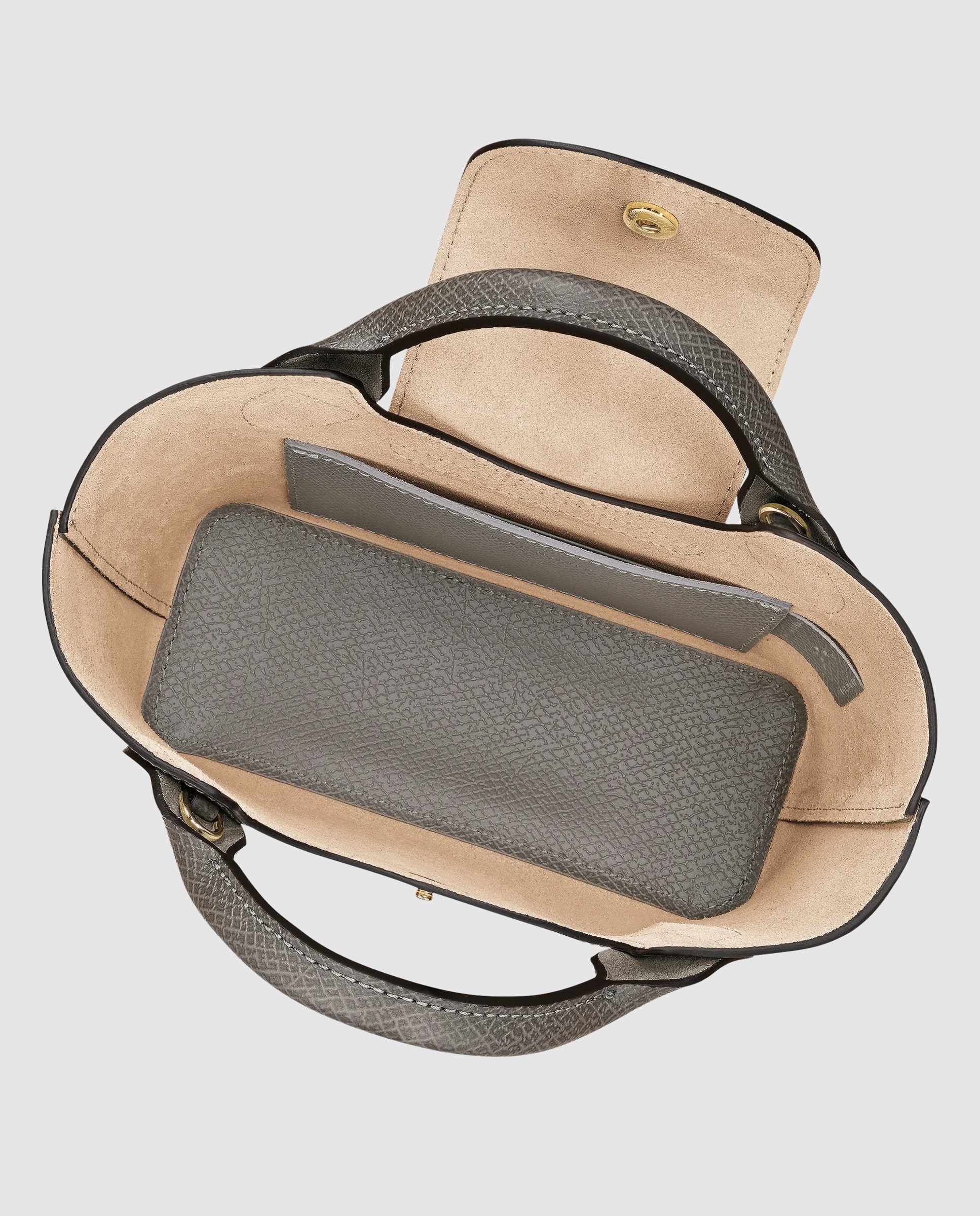 Bandolera de mujer épure en talla xs - Longchamp - Gris Gris-5