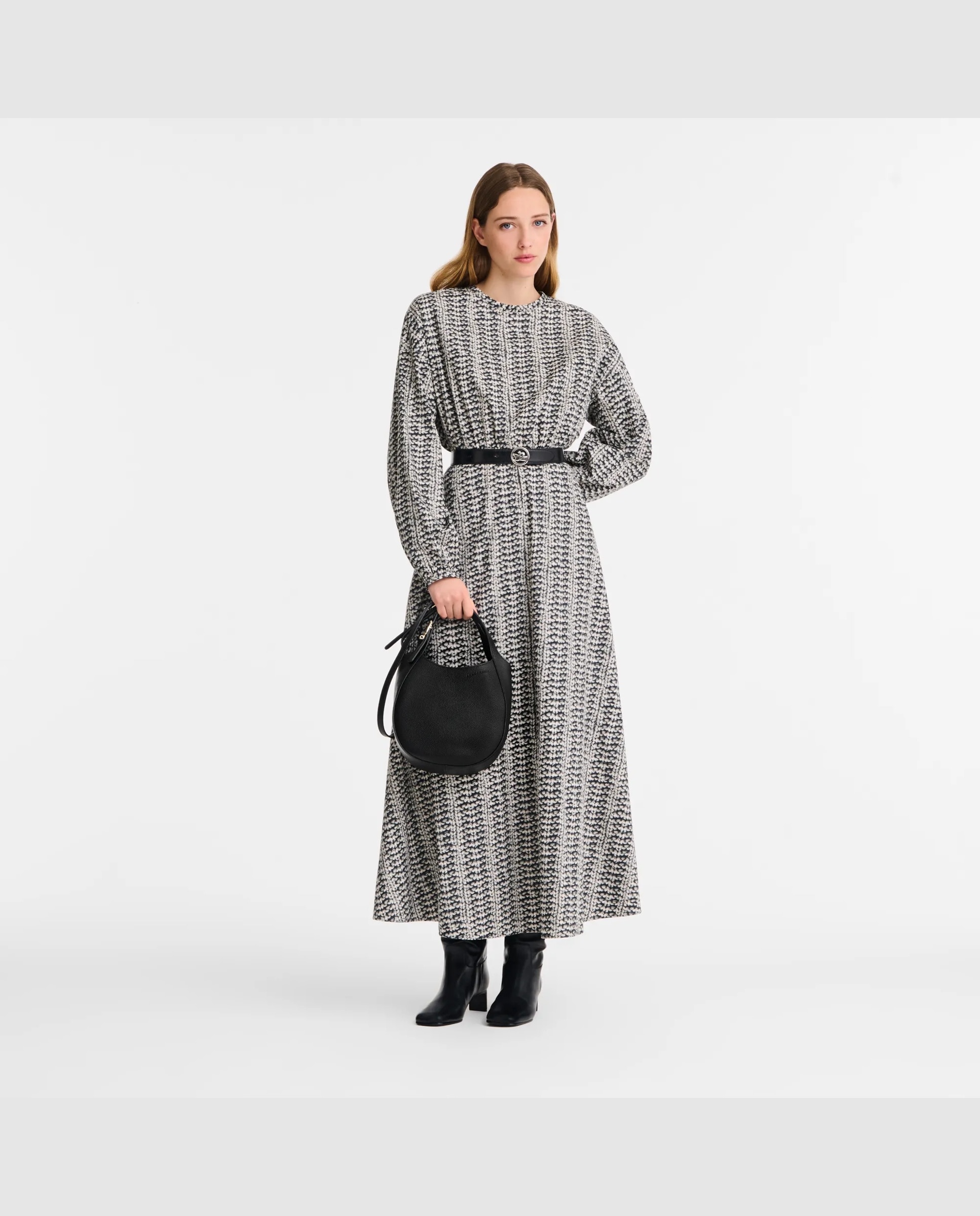 Bolsos de mano de mujer le foulonné en talla s - Longchamp - Negro Negro-2