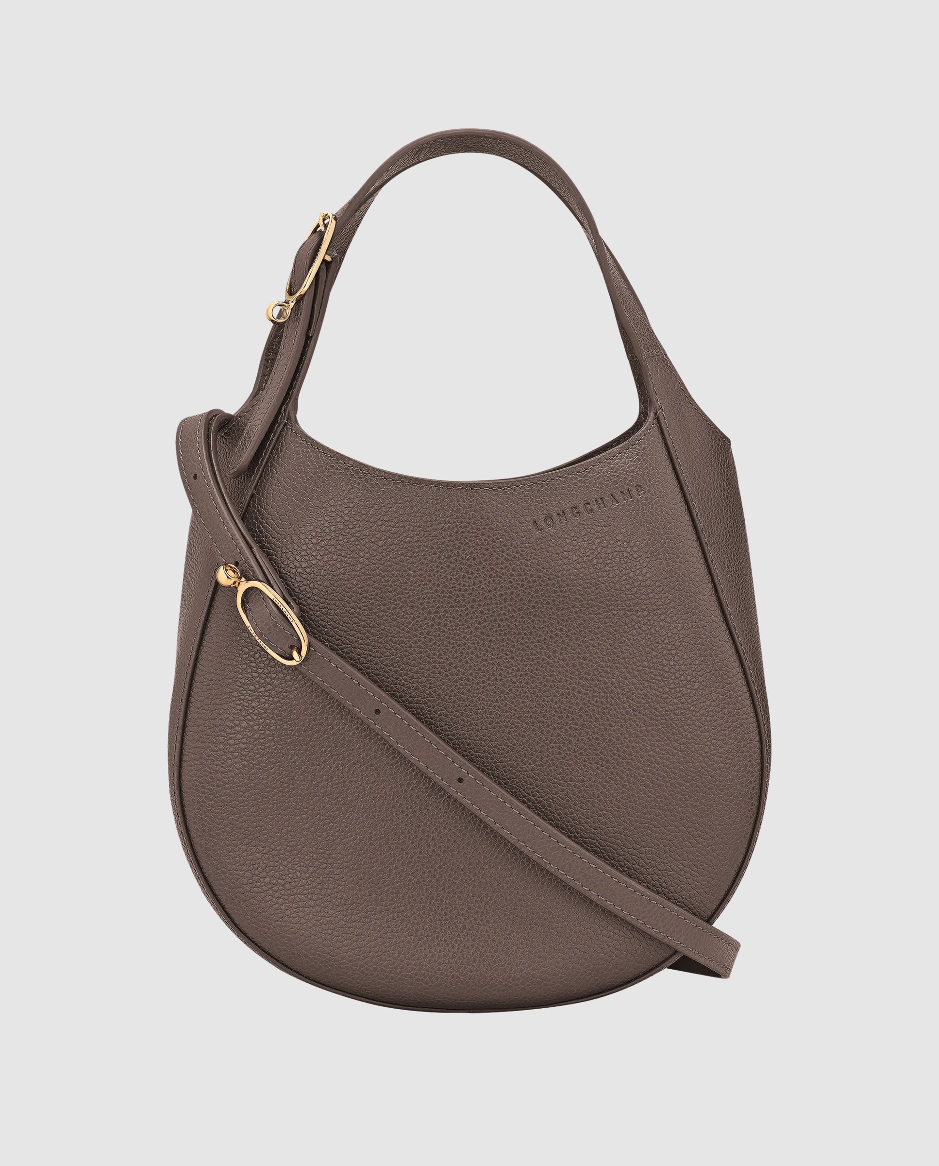 Bolsos de mano de mujer le foulonné en talla s - Longchamp - Gris claro Gris claro-5