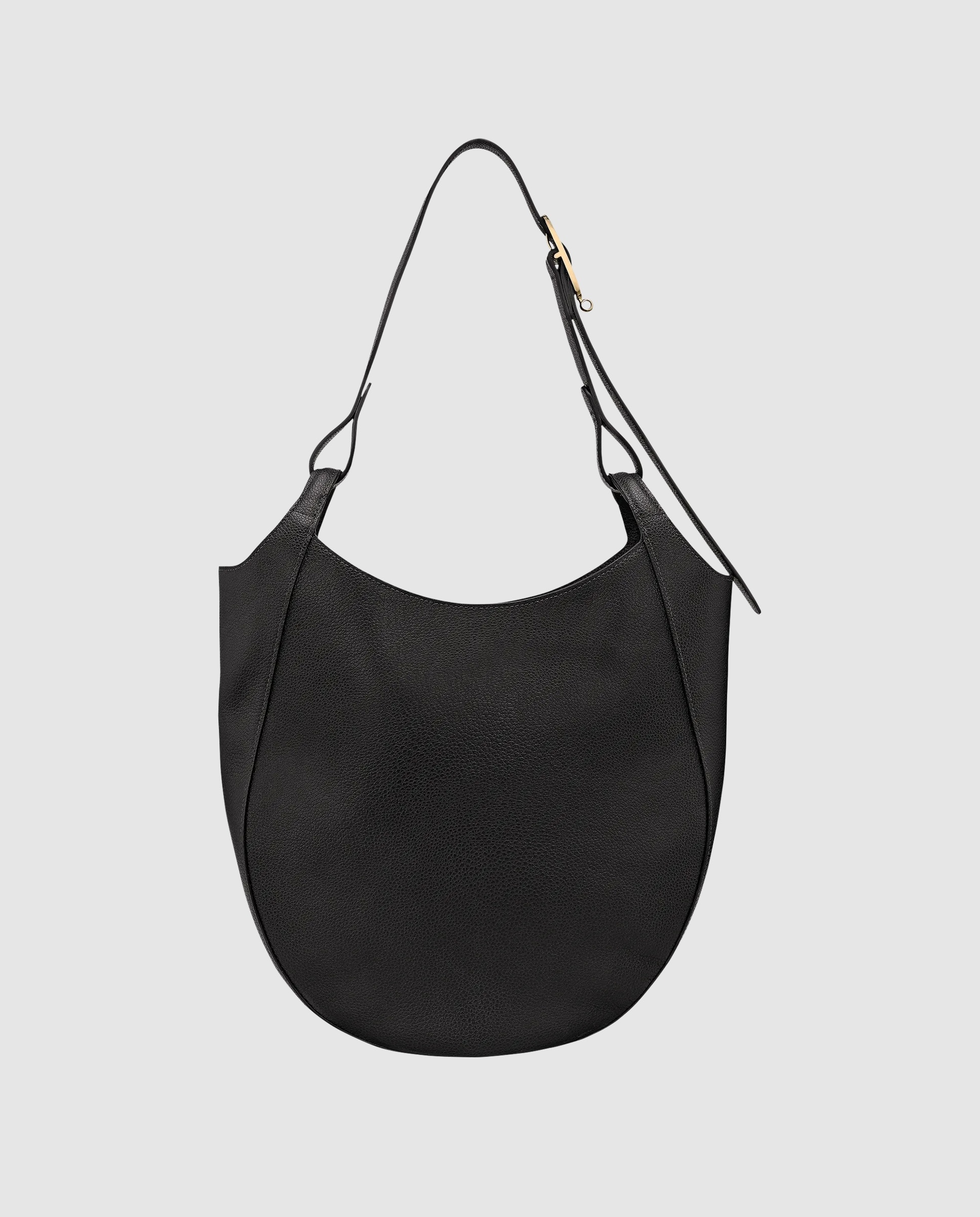 Bolsos de hombro de mujer le foulonné en talla l - Longchamp - Negro Negro-4