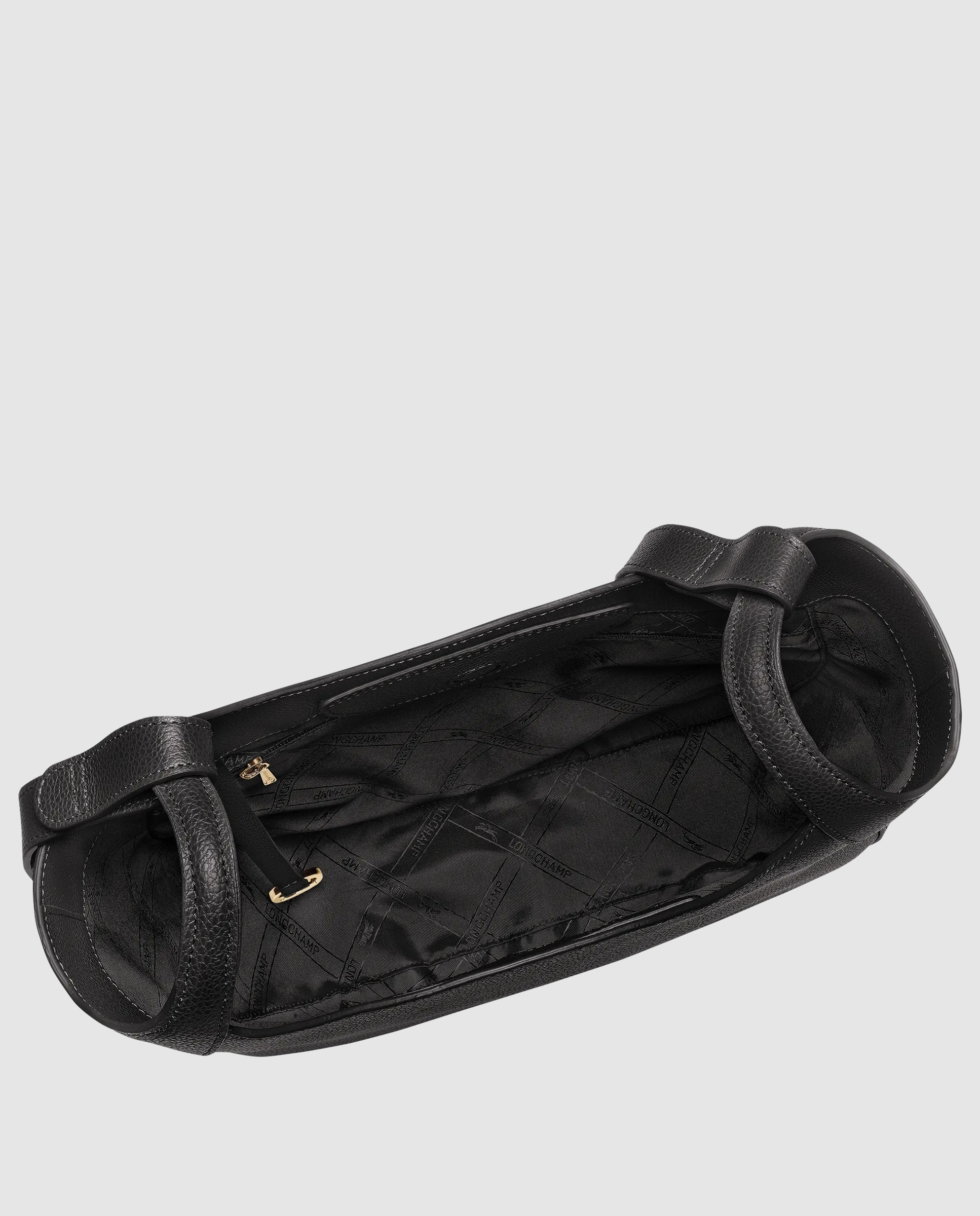 Bolsos de hombro de mujer le foulonné en talla l - Longchamp - Negro Negro-5