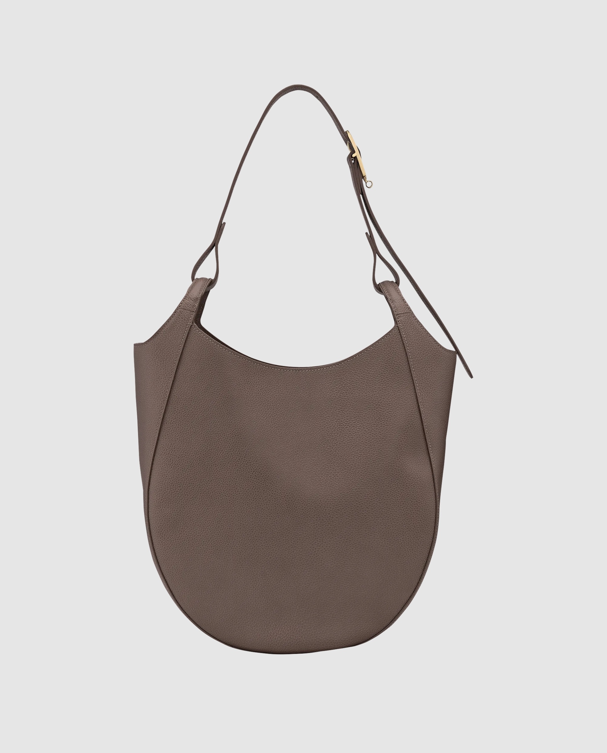 Bolsos de hombro de mujer le foulonné en talla l - Longchamp - Gris claro Gris claro-4