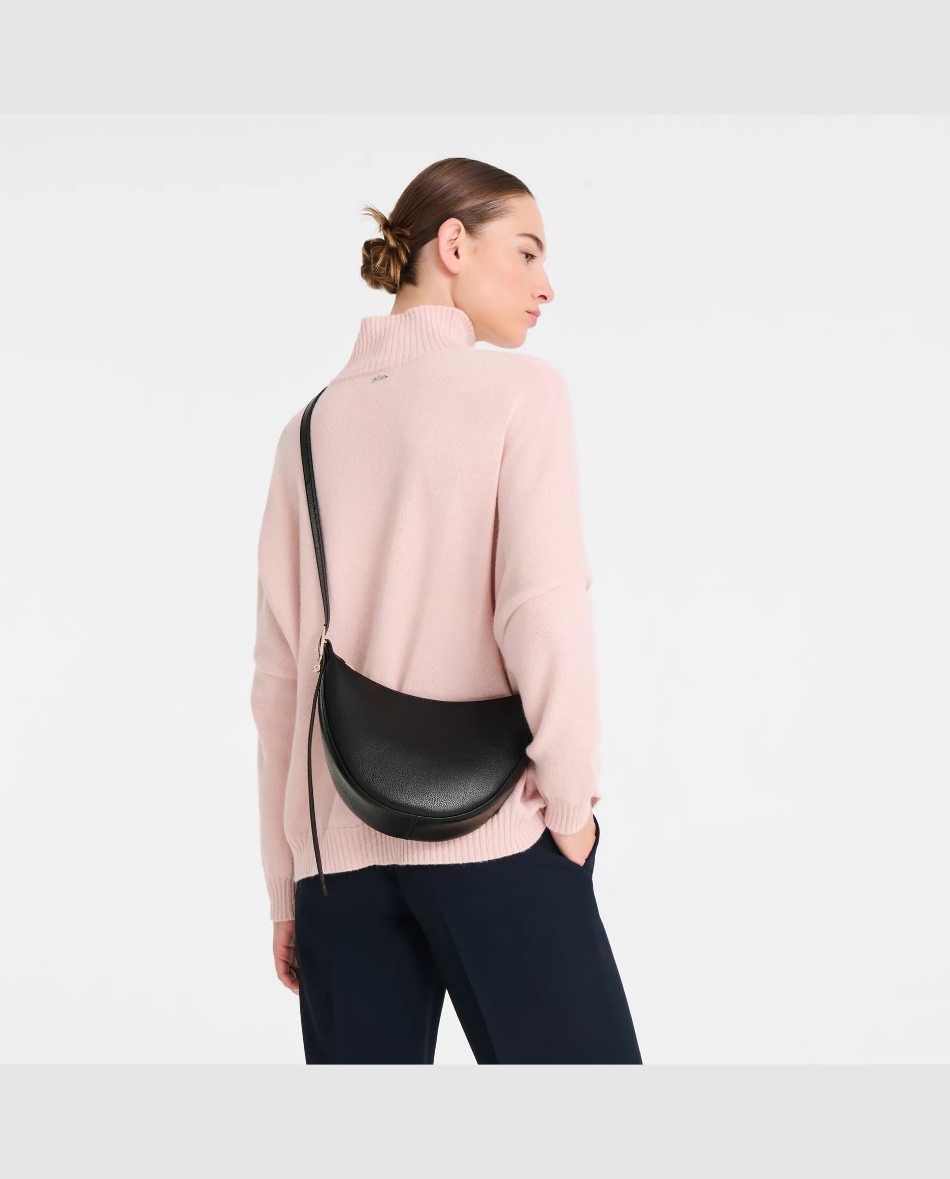 Bandolera de mujer Le Foulonné en talla S - Longchamp - Negro Negro-2