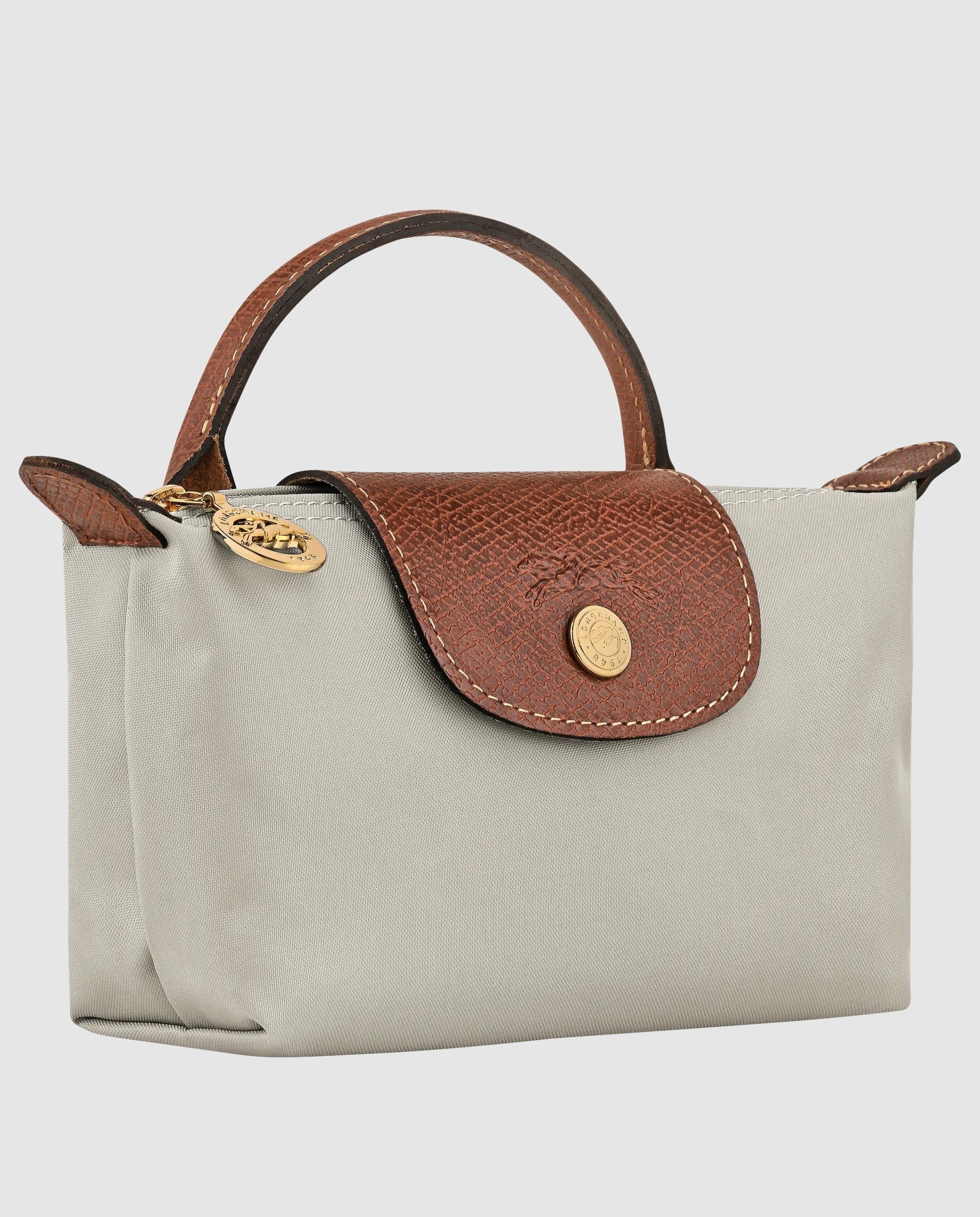 Bolsos pequeños de mujer le pliage original - Longchamp - Gris claro Gris claro-3