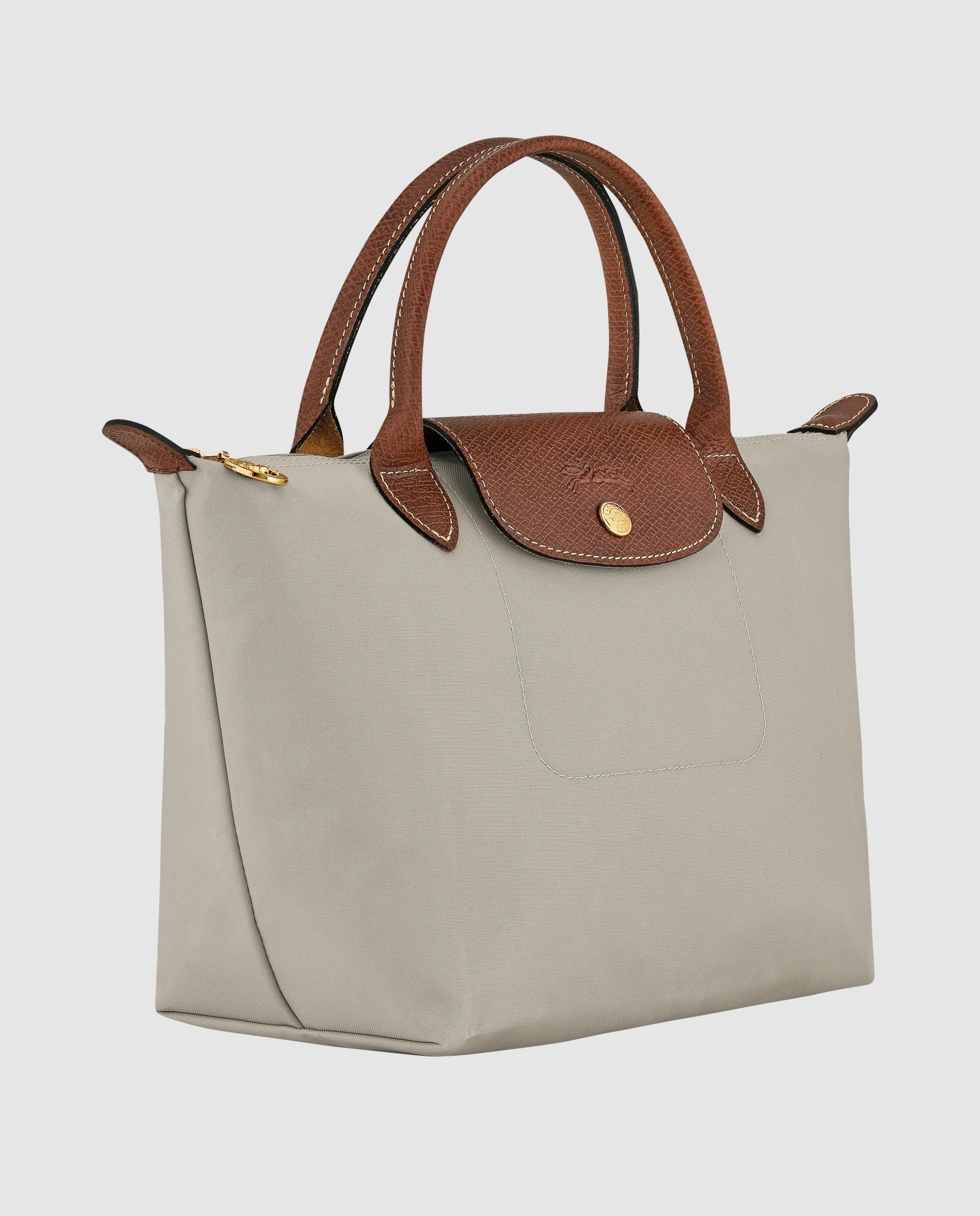 Bolsos de mano de mujer le pliage original en talla s - Longchamp - Gris claro Gris claro-3