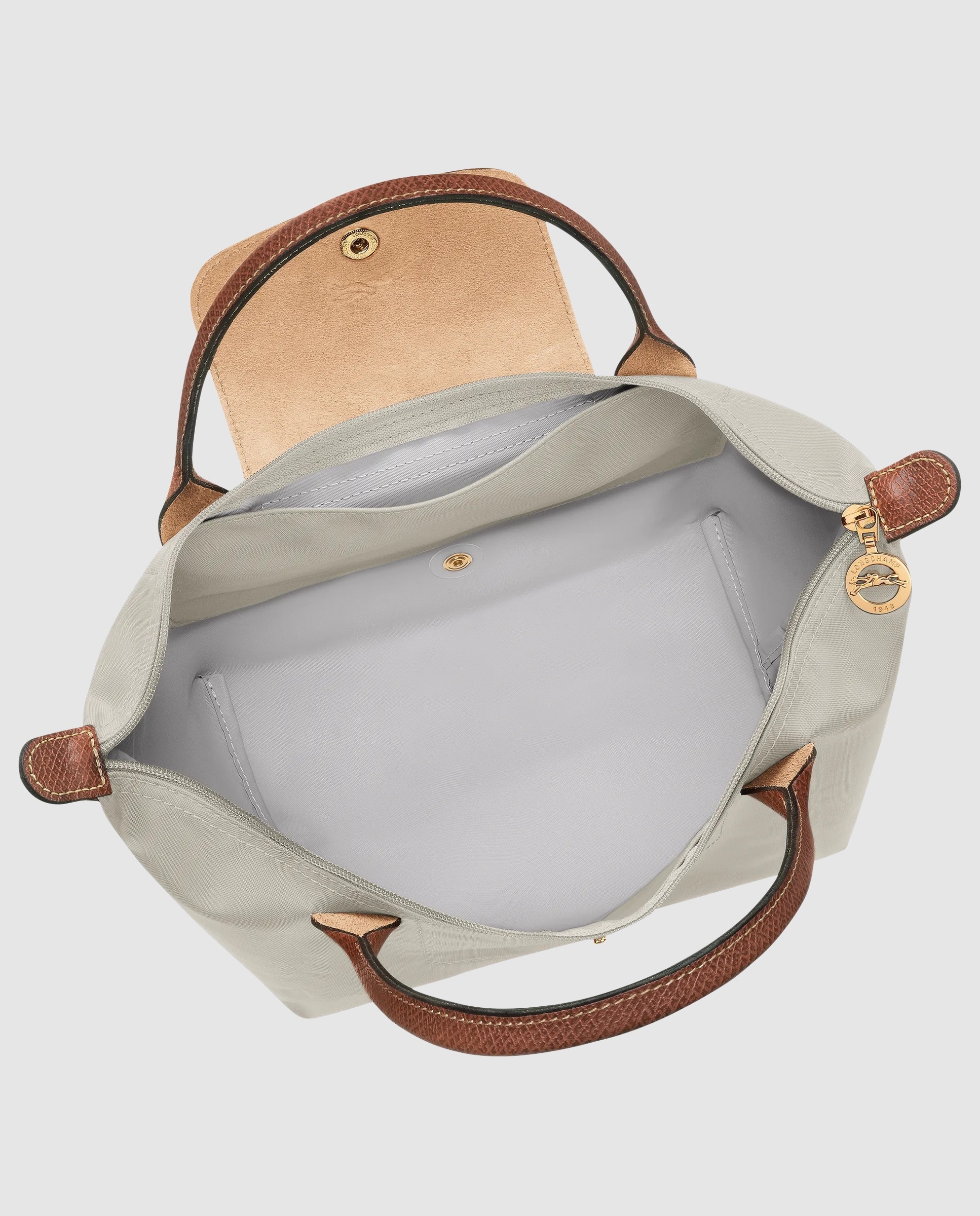 Bolsos de mano de mujer le pliage original en talla s - Longchamp - Gris claro Gris claro-5