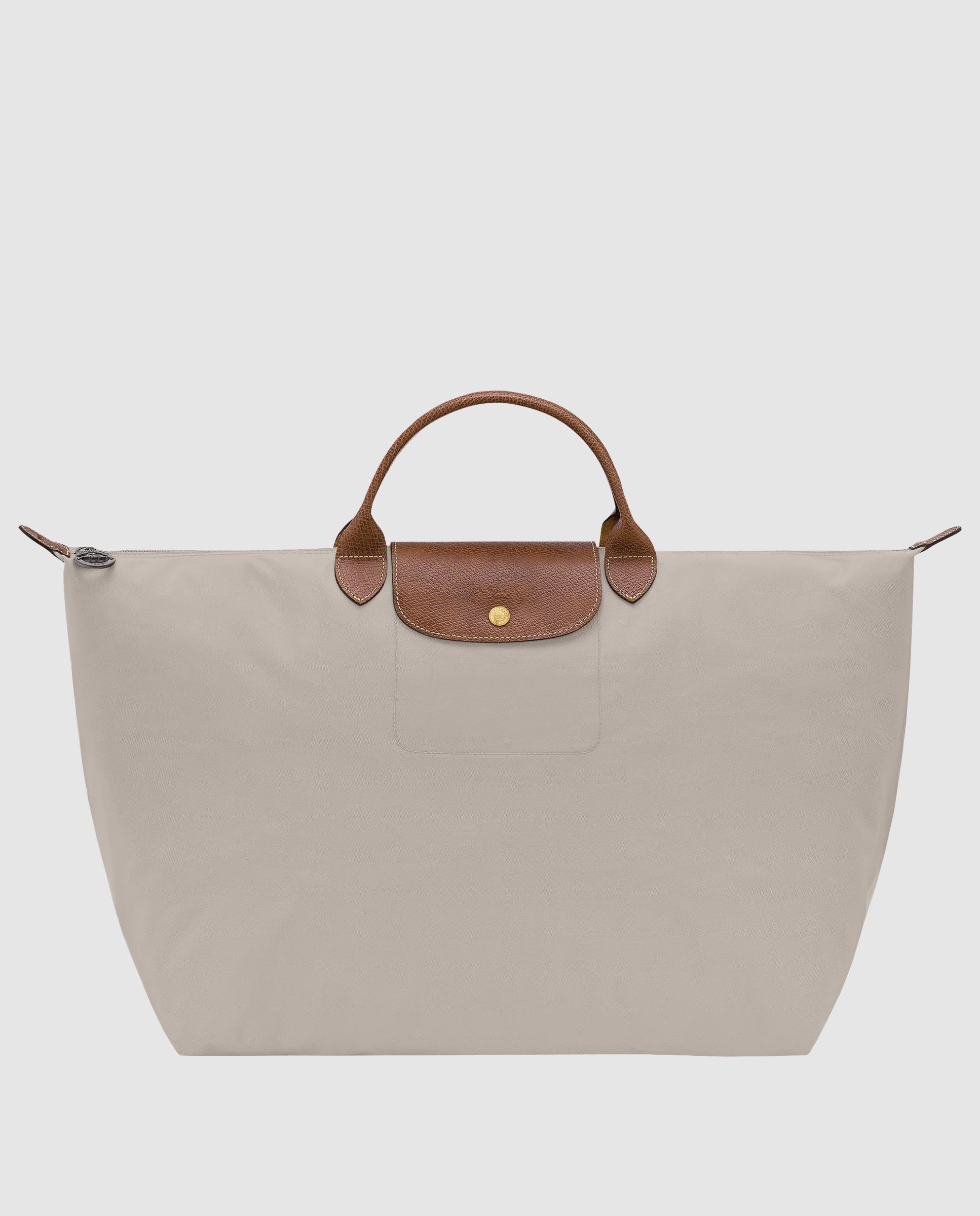 Bolso Le Pliage Original blanda con capacidad de 30L - Longchamp - Gris claro Gris claro-1