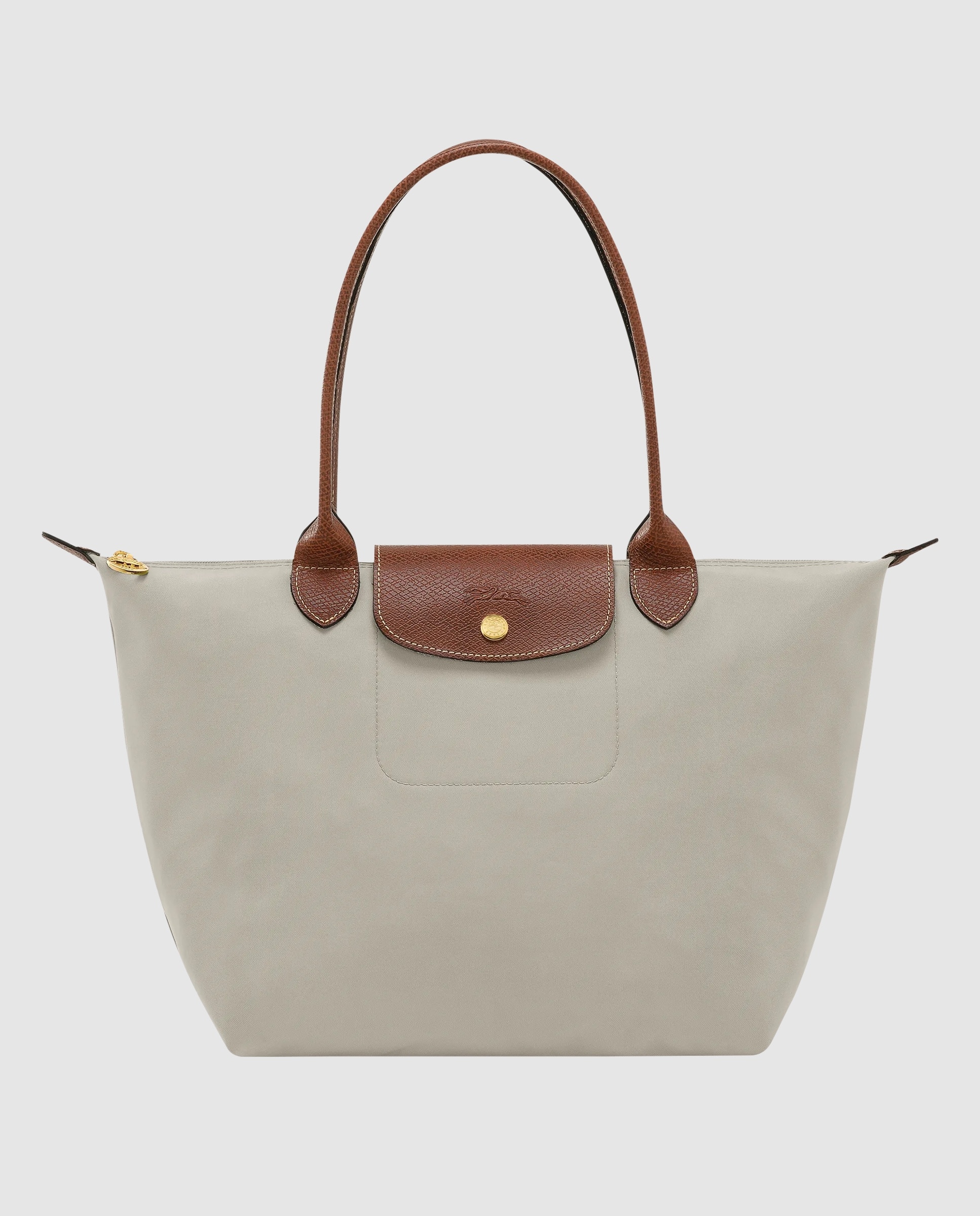 Bolsos de hombro de mujer le pliage original en talla m - Longchamp - Gris claro Gris claro-1