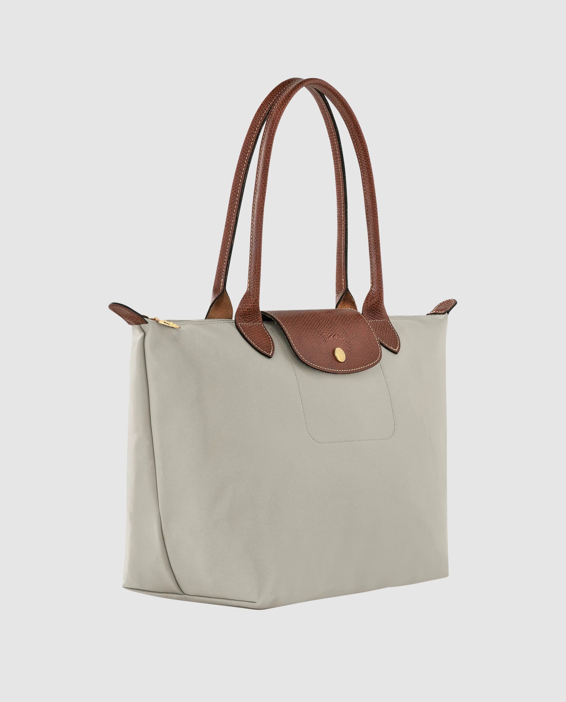Bolsos de hombro de mujer le pliage original en talla m - Longchamp - Gris claro Gris claro-3