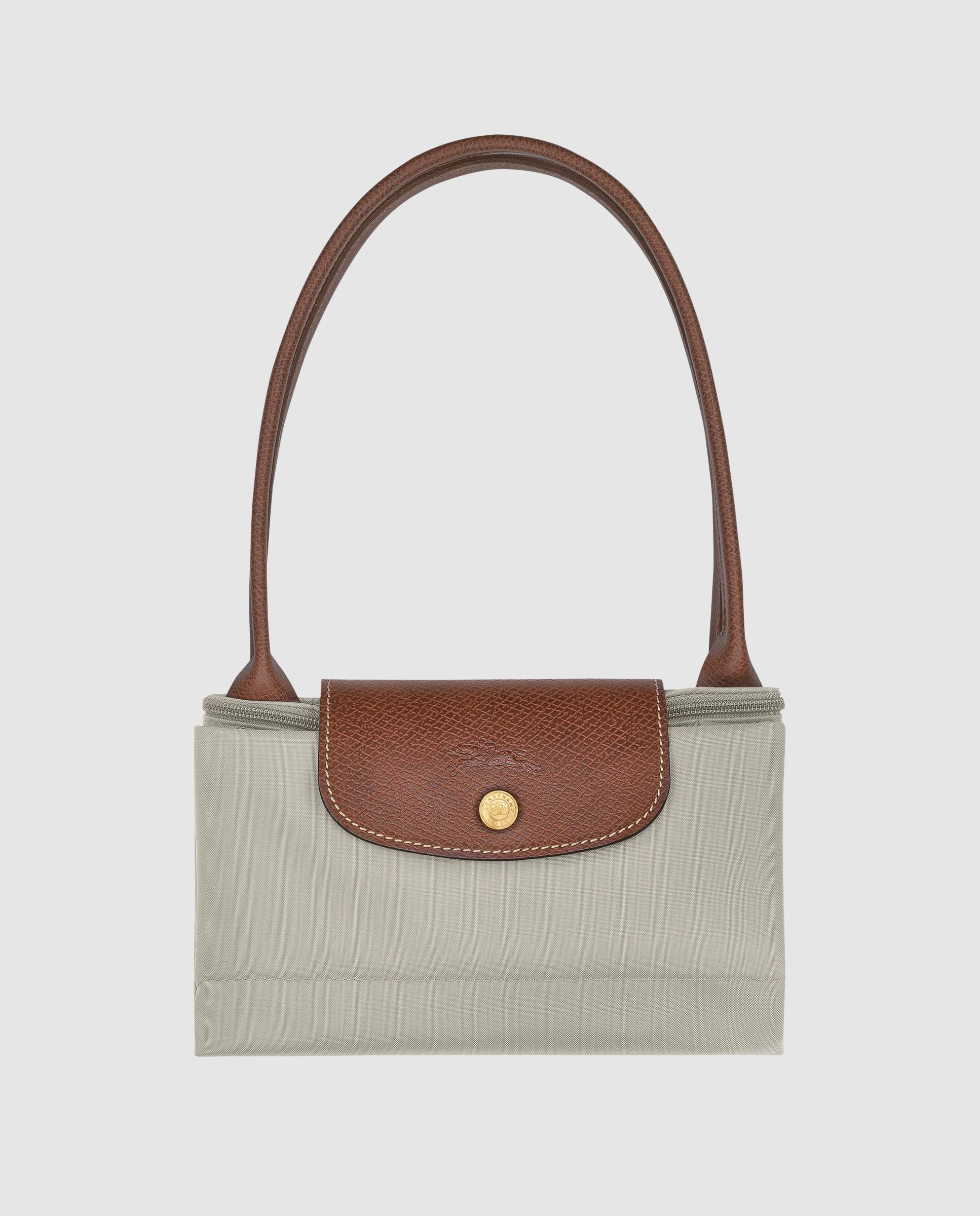 Bolsos de hombro de mujer le pliage original en talla m - Longchamp - Gris claro Gris claro-7