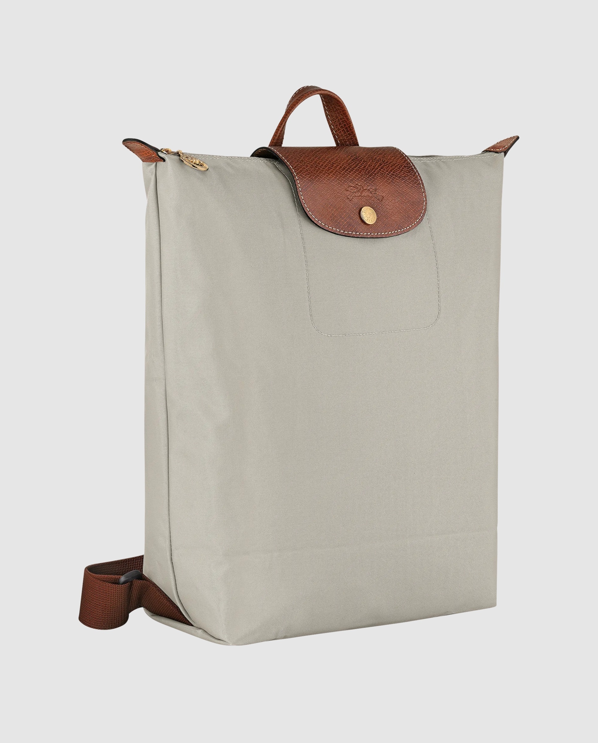 Mochilas de mujer le pliage original en talla m - Longchamp - Gris claro Gris claro-3