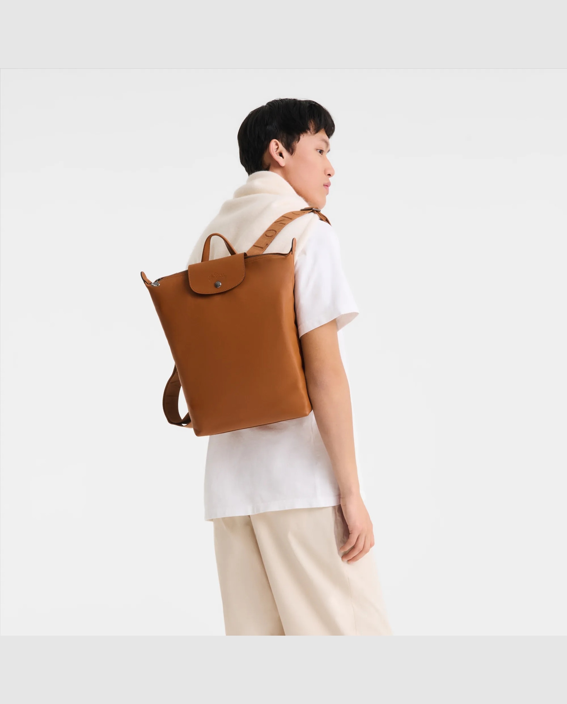 Mochilas de mujer le pliage xtra en talla m - Longchamp - Marrón Marrón-2