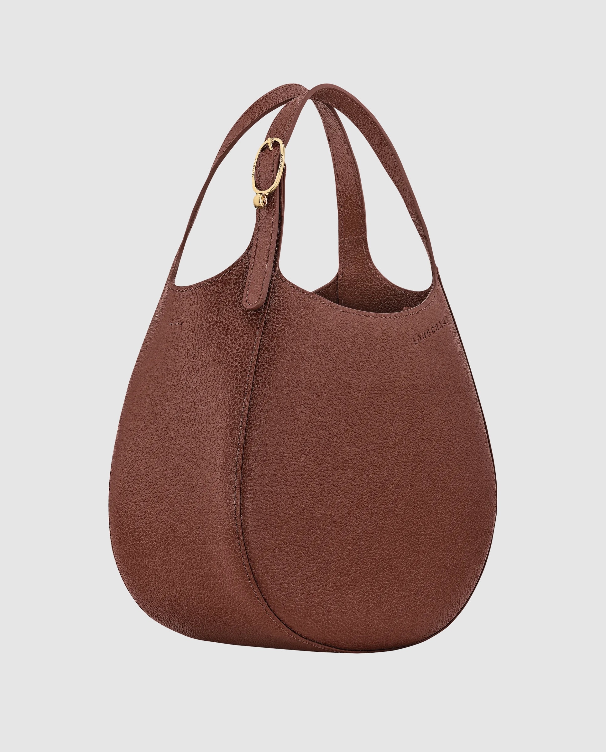 Bolsos de mano de mujer le foulonné en talla s - Longchamp - Marrón oscuro Marrón oscuro-3
