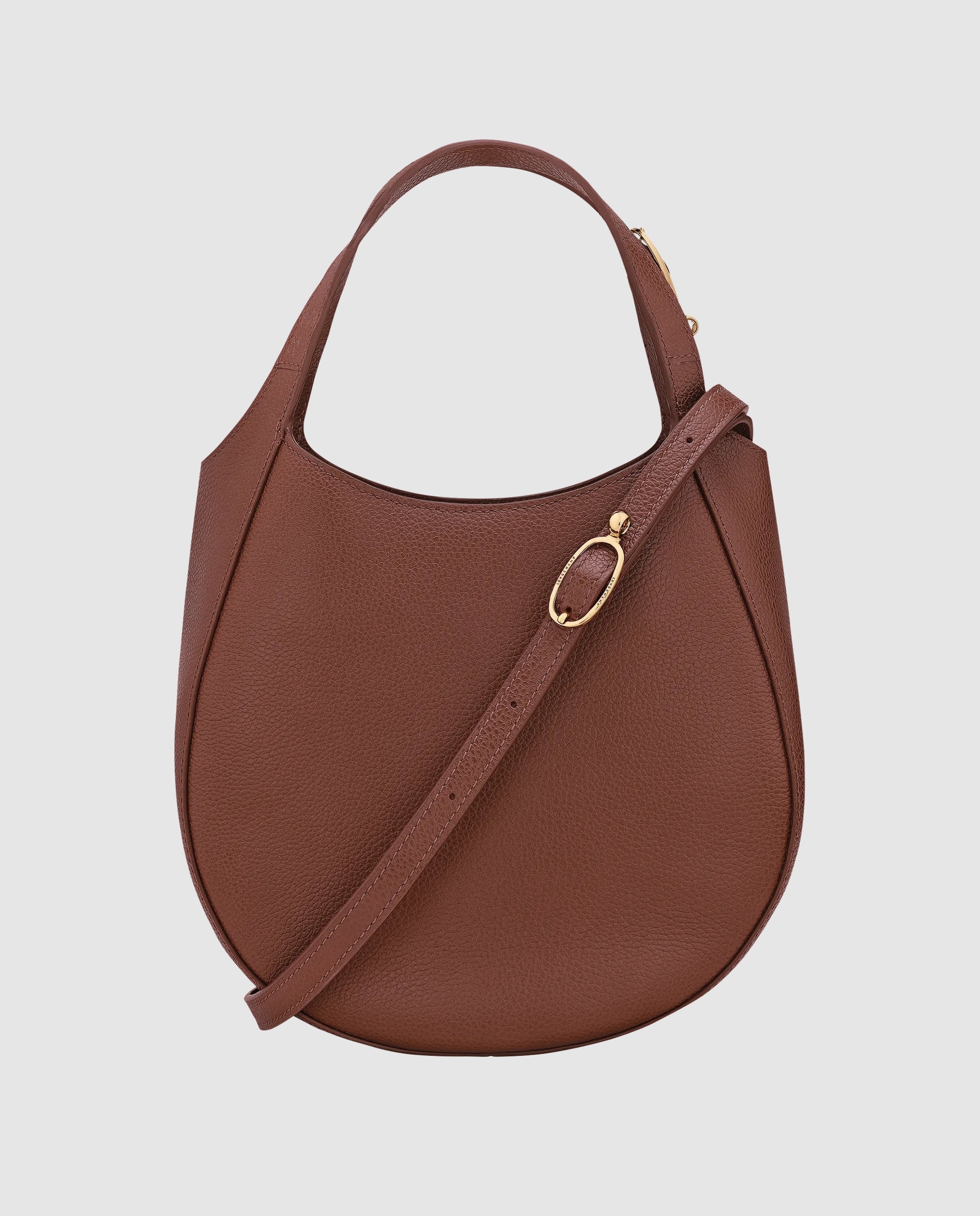 Bolsos de mano de mujer le foulonné en talla s - Longchamp - Marrón oscuro Marrón oscuro-4