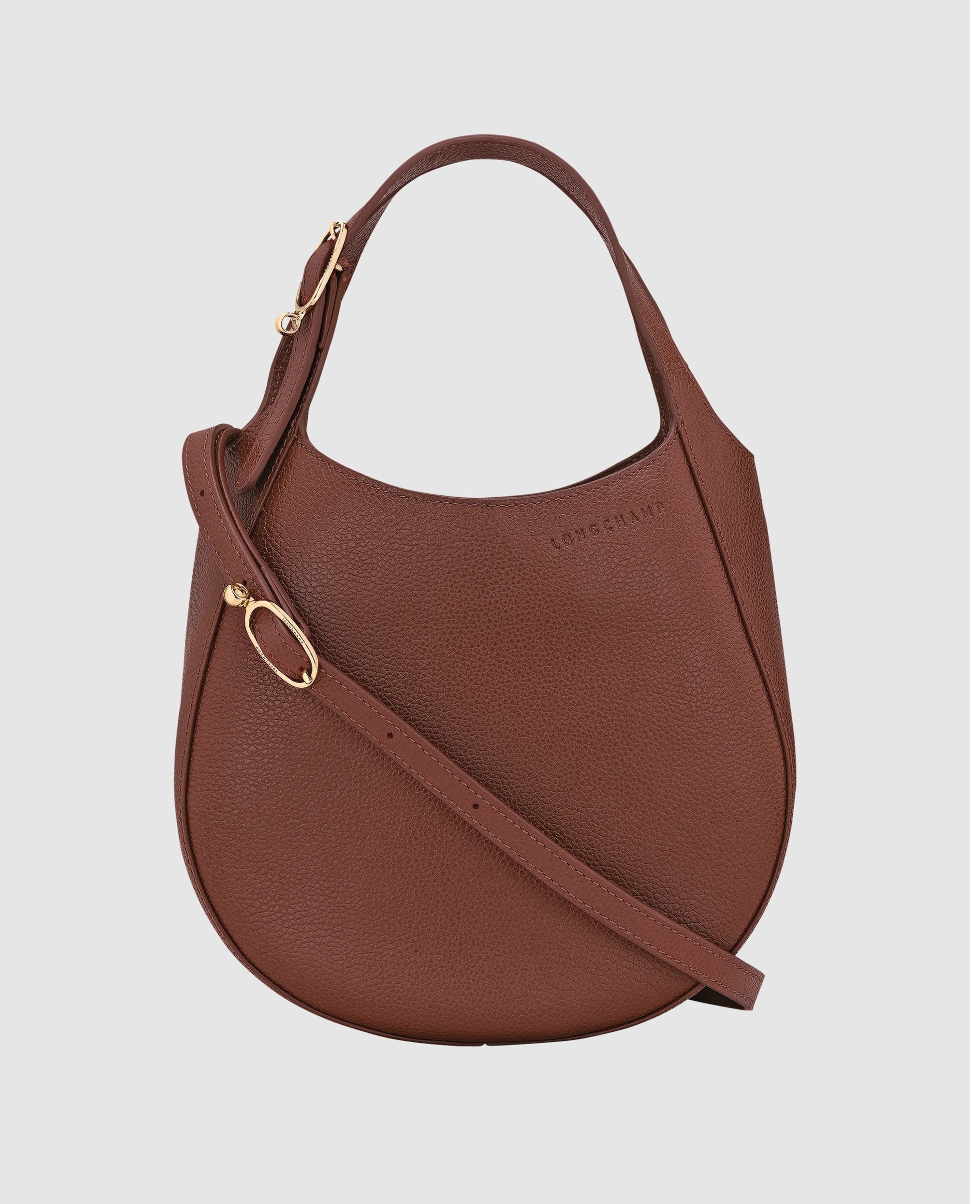 Bolsos de mano de mujer le foulonné en talla s - Longchamp - Marrón oscuro Marrón oscuro-5