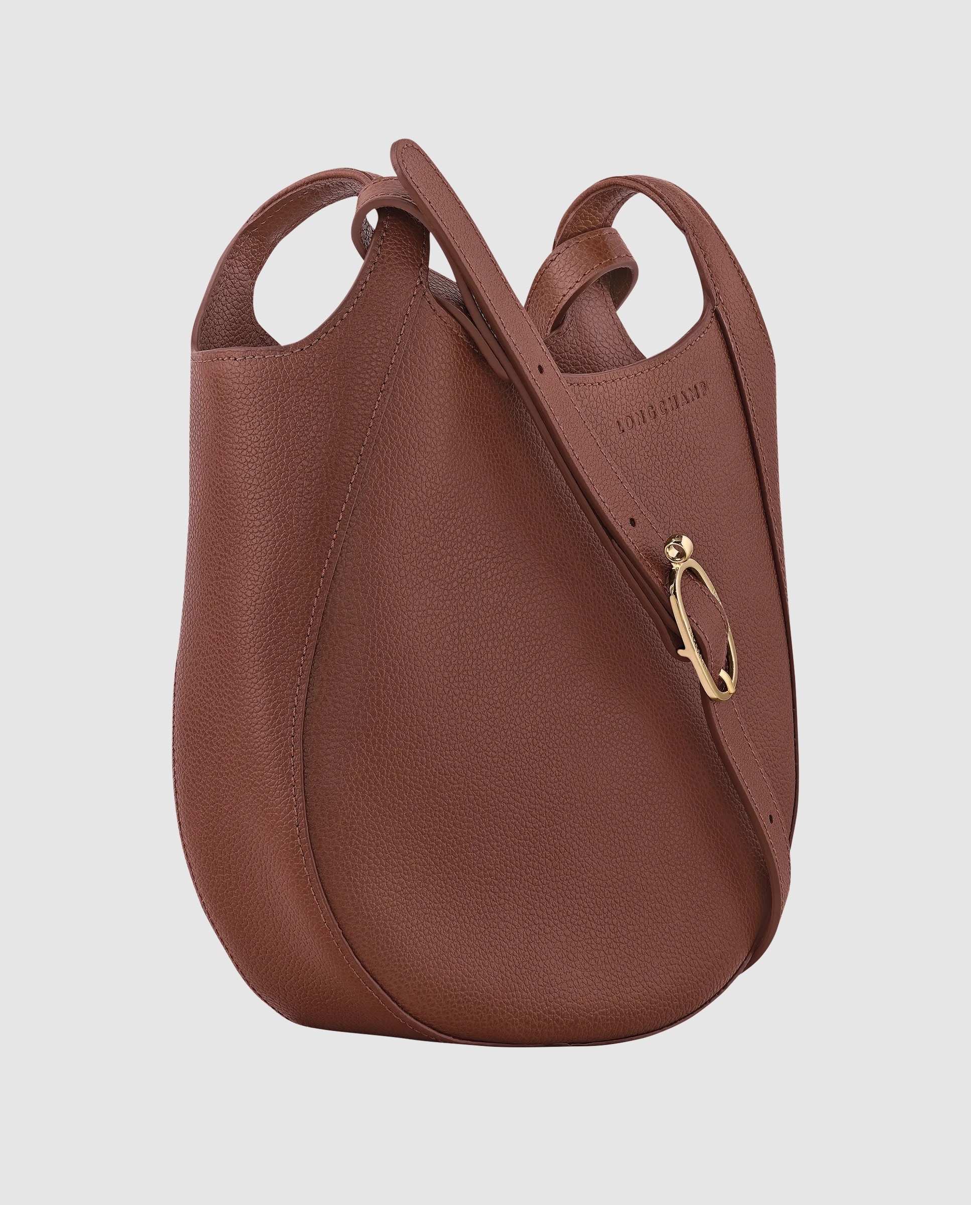 Bandoleras de mujer le foulonné en talla s - Longchamp - Marrón oscuro Marrón oscuro-3