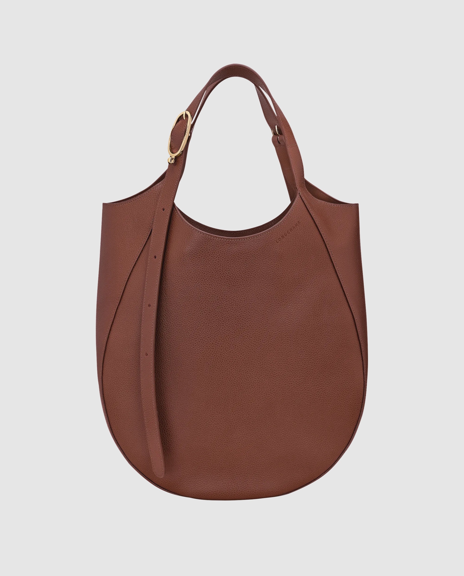 Bolsos de hombro de mujer le foulonné en talla xl - Longchamp - Marrón oscuro Marrón oscuro-1