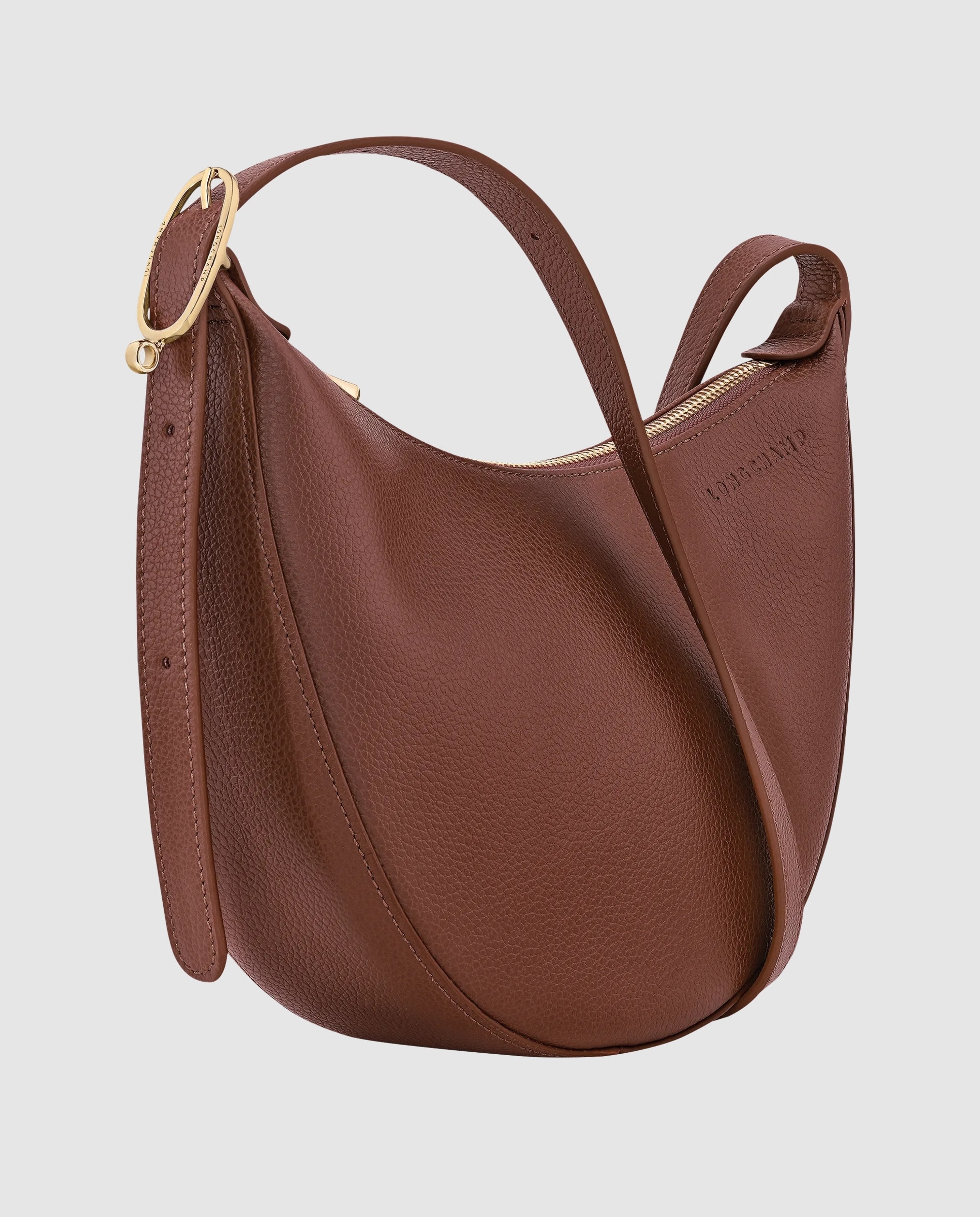 Bandolera de mujer Le Foulonné en talla S - Longchamp - Marrón oscuro Marrón oscuro-3