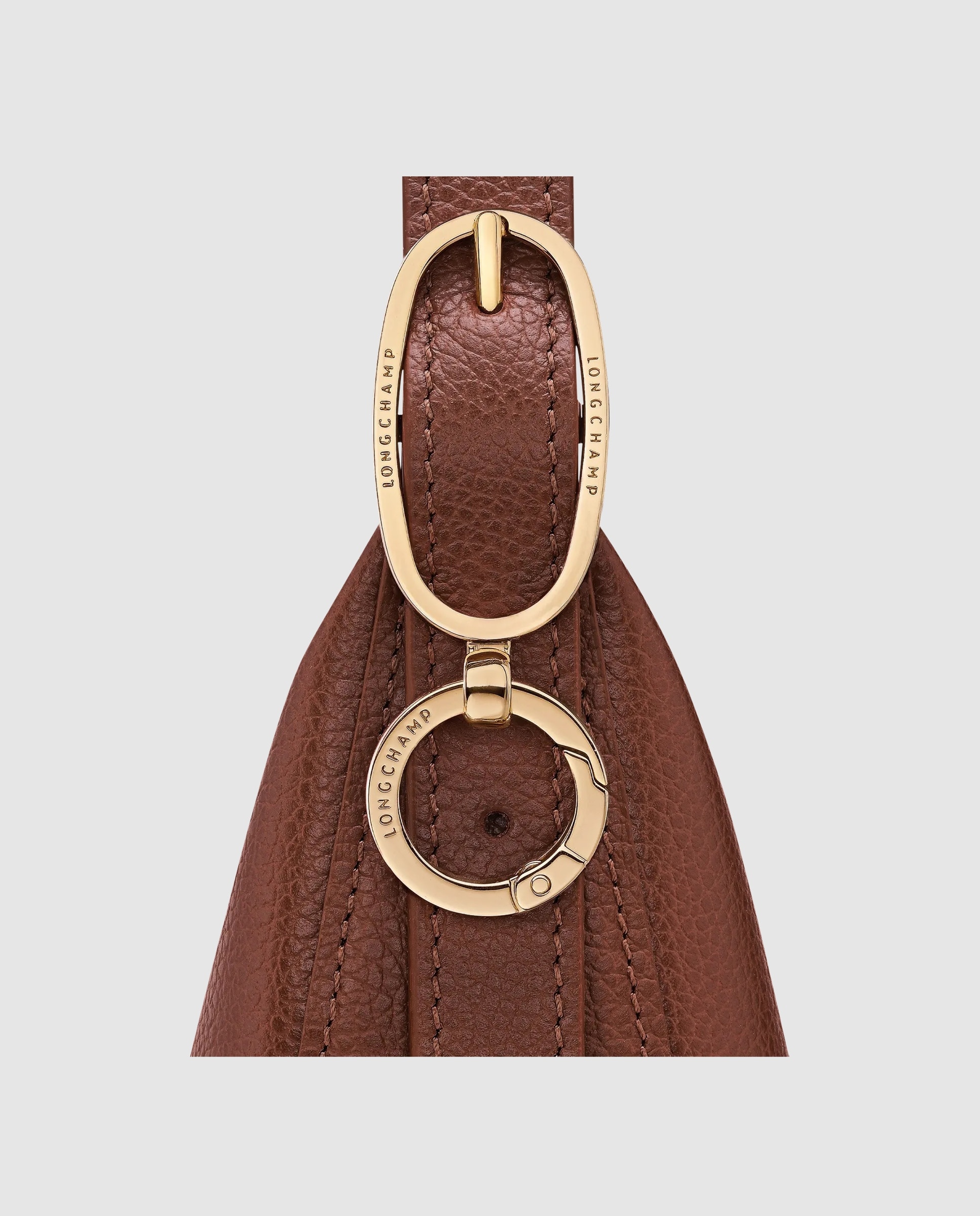 Bandolera de mujer Le Foulonné en talla S - Longchamp - Marrón oscuro Marrón oscuro-6