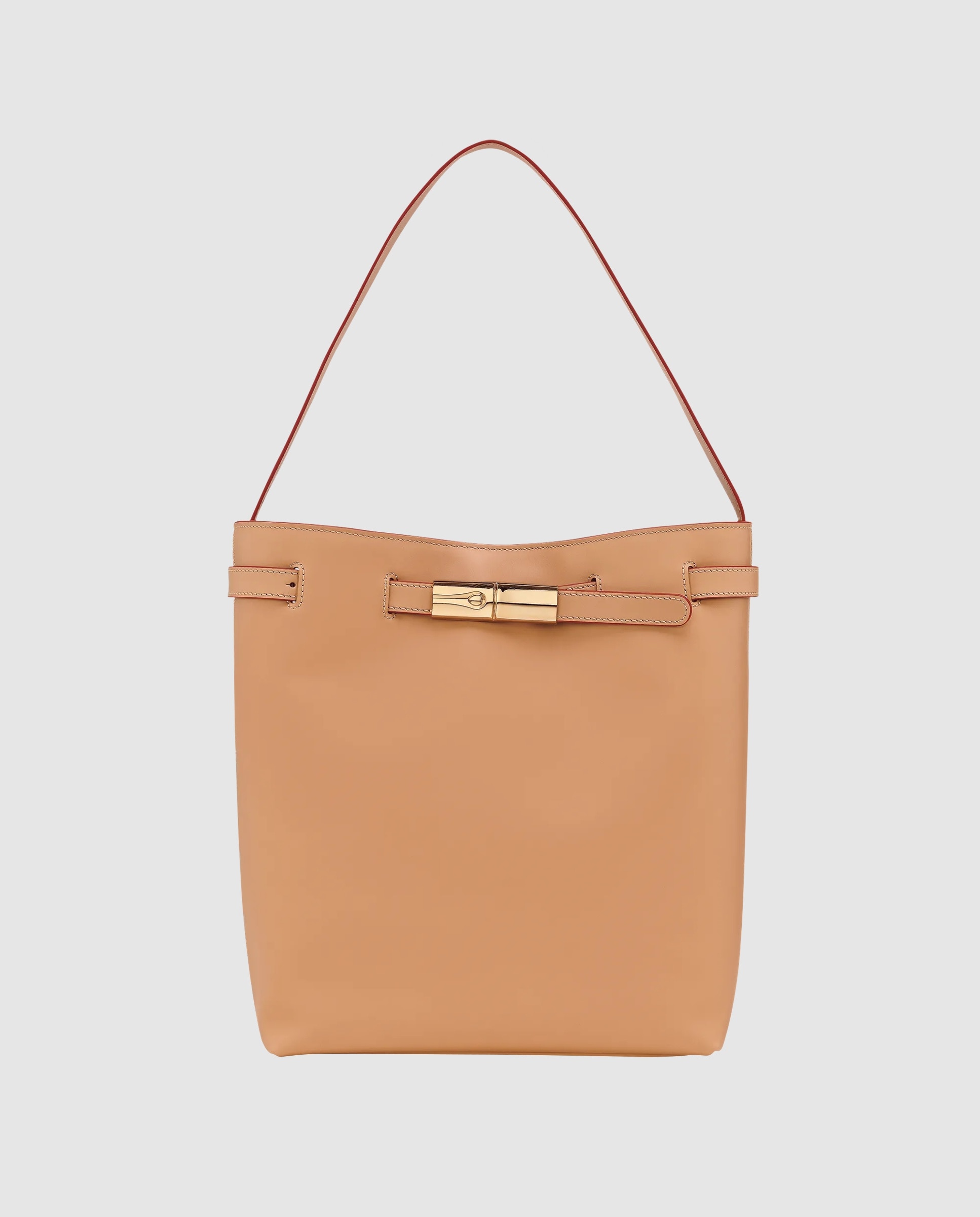 Bolsos de hombro de mujer le smart en talla l - Longchamp - Natural Natural-1