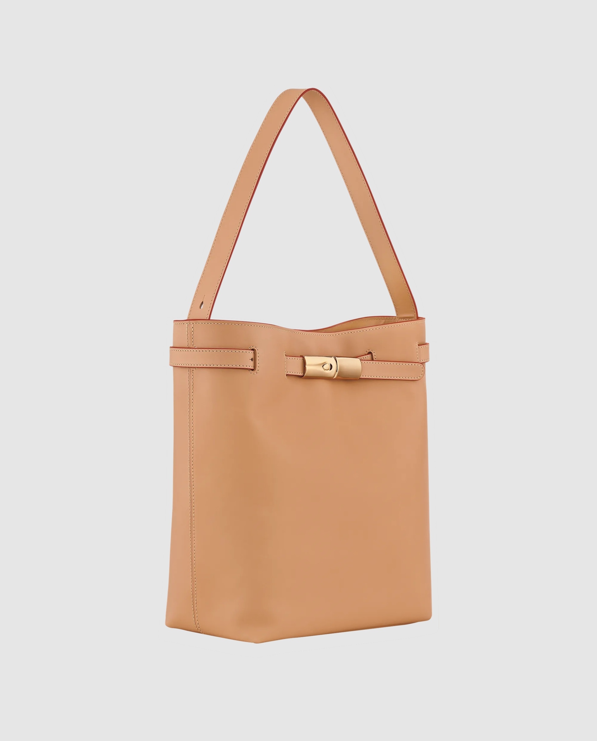 Bolsos de hombro de mujer le smart en talla l - Longchamp - Natural Natural-3