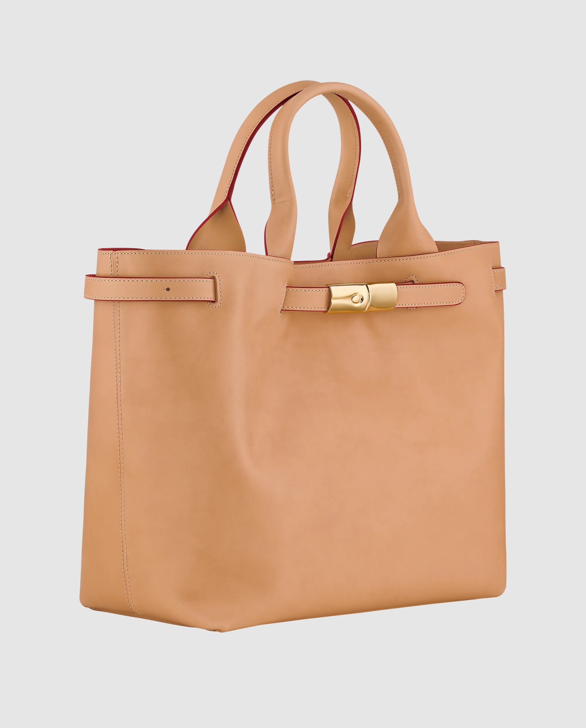 Bolsos de mano de mujer le smart en talla l - Longchamp - Natural Natural-3