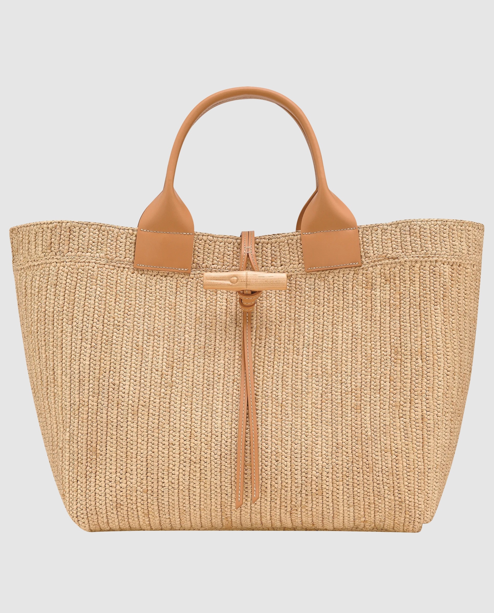 Bolsos de mano de mujer le roseau en talla l - Longchamp - Natural Natural-1