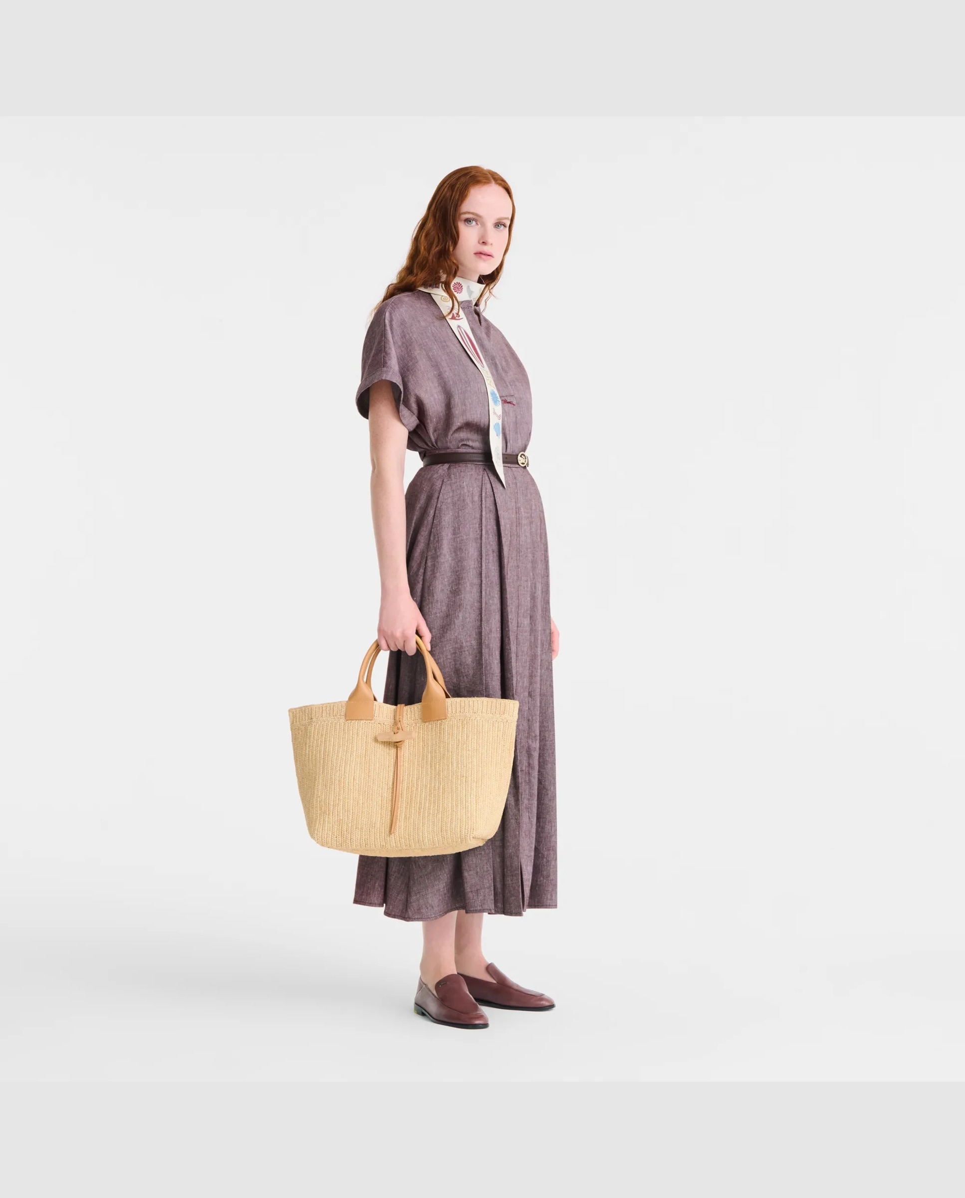 Bolsos de mano de mujer le roseau en talla l - Longchamp - Natural Natural-2
