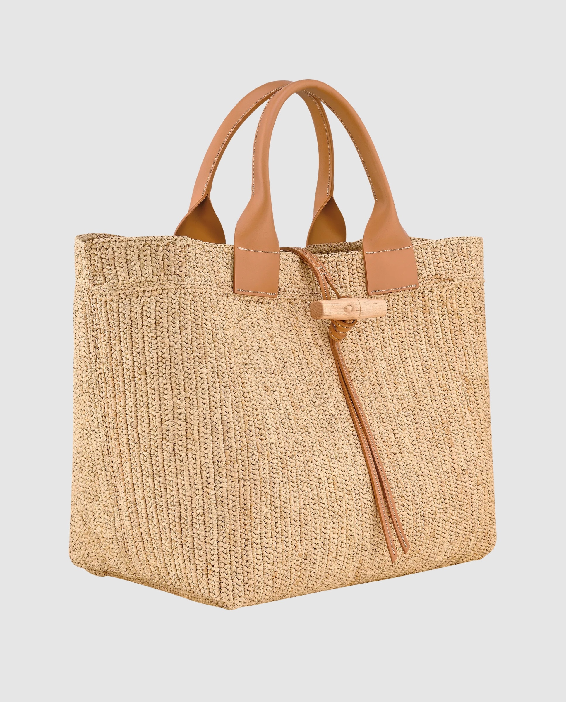 Bolsos de mano de mujer le roseau en talla l - Longchamp - Natural Natural-3
