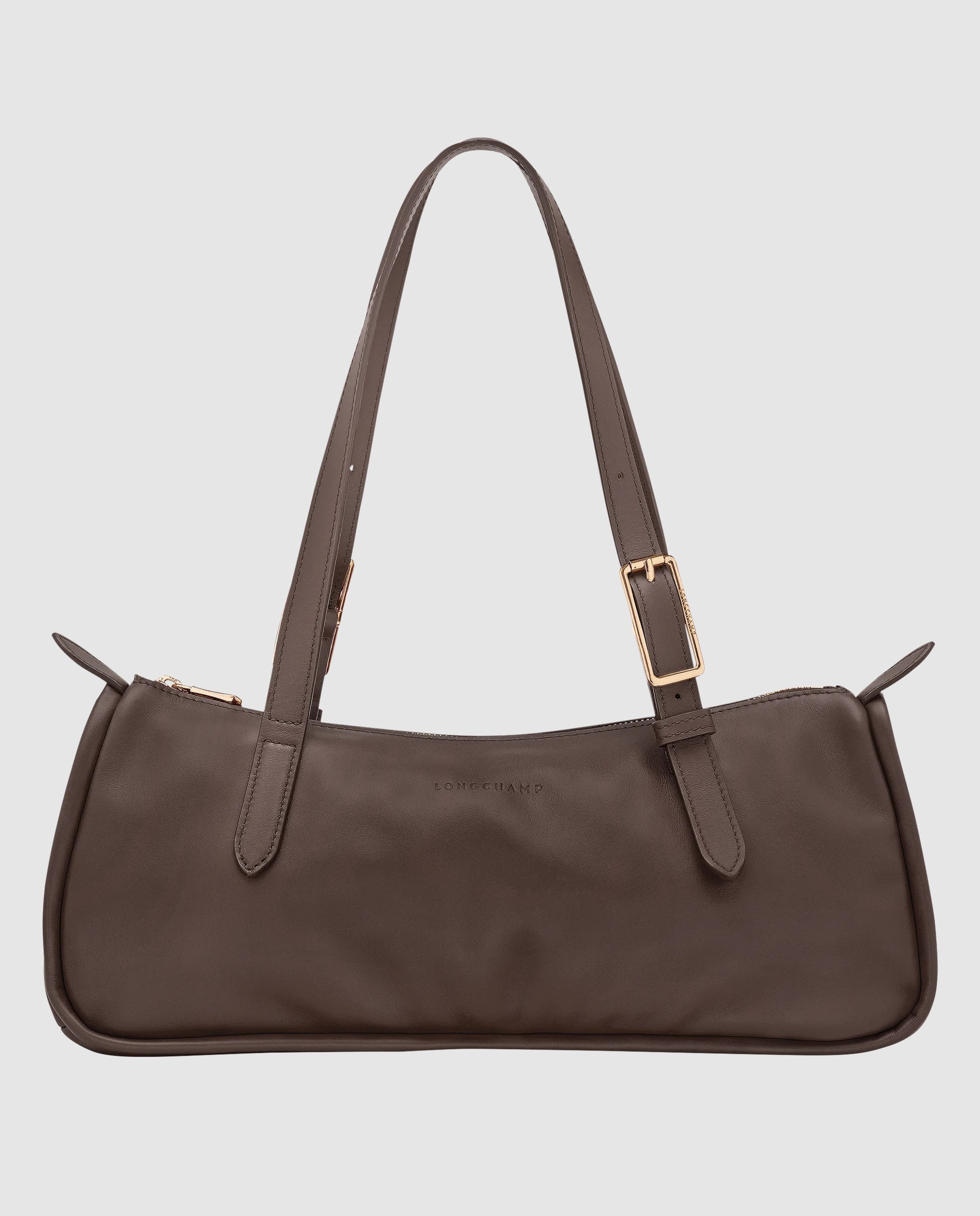 Bolsos de hombro de mujer looong en talla l - Longchamp - Marrón oscuro Marrón oscuro-1