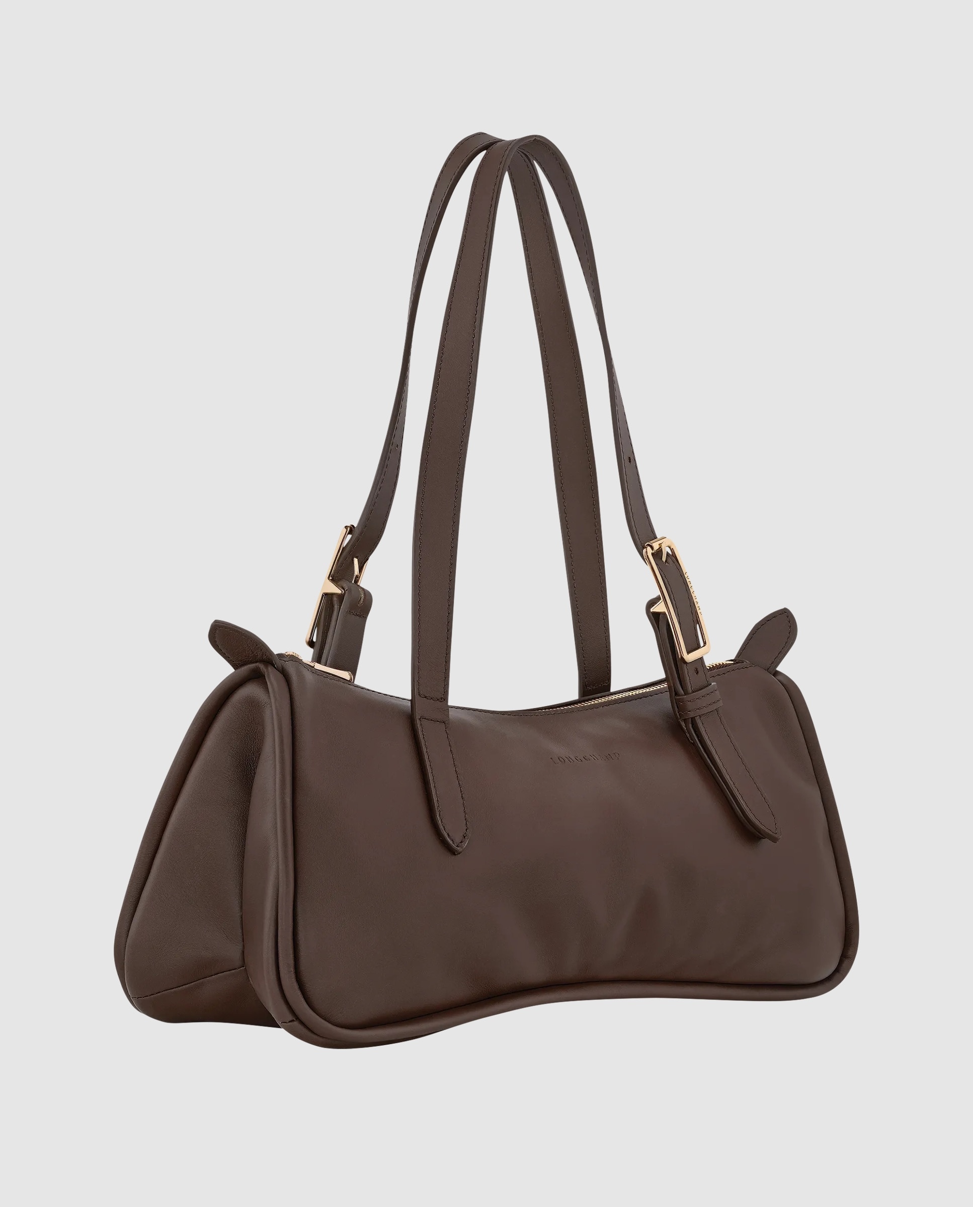 Bolsos de hombro de mujer looong en talla l - Longchamp - Marrón oscuro Marrón oscuro-3