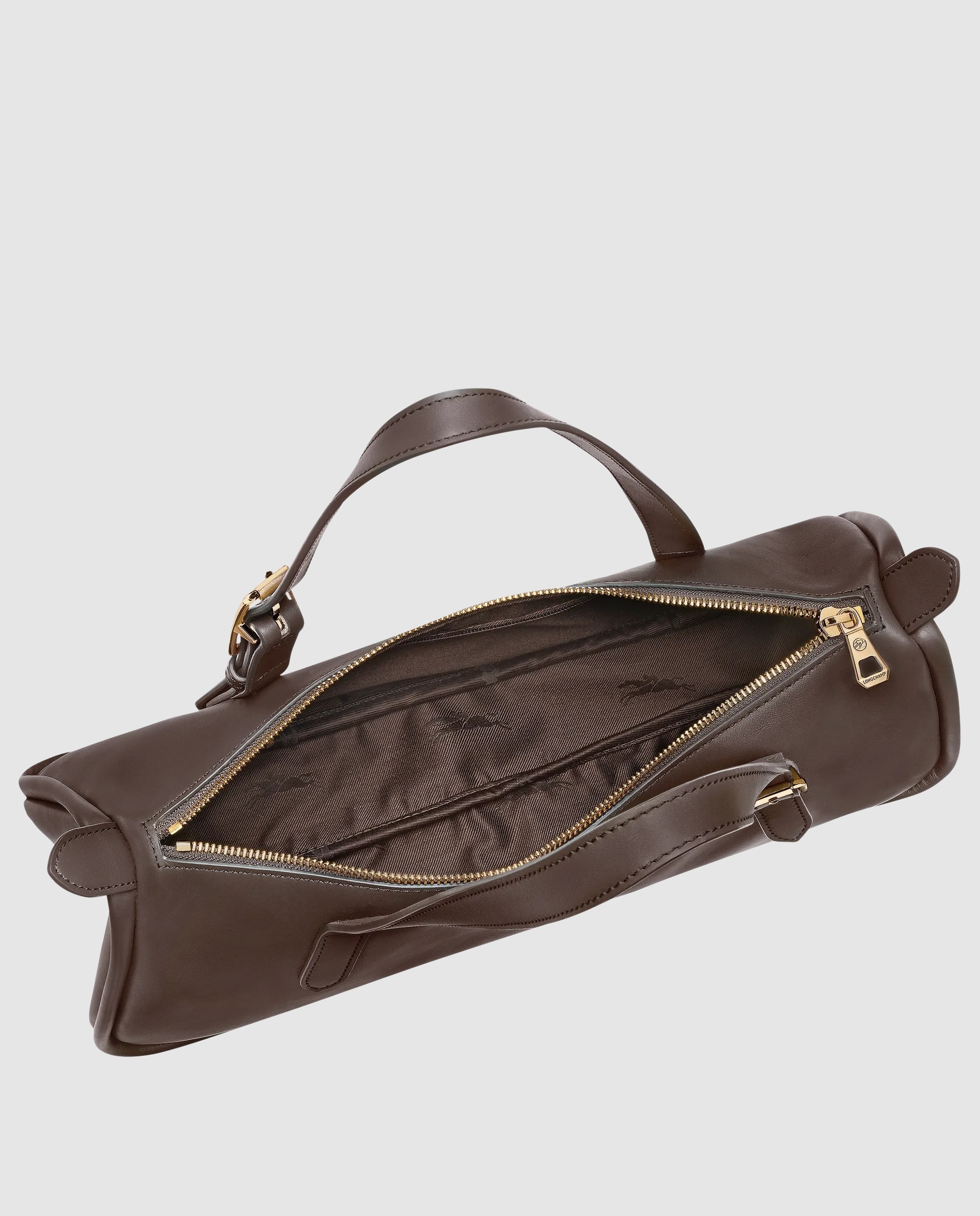 Bolsos de hombro de mujer looong en talla l - Longchamp - Marrón oscuro Marrón oscuro-5