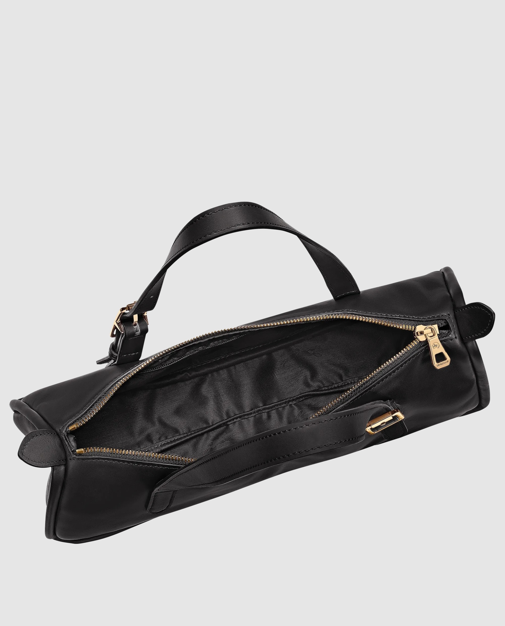 Bolsos de hombro de mujer looong en talla l - Longchamp - Negro Negro-5