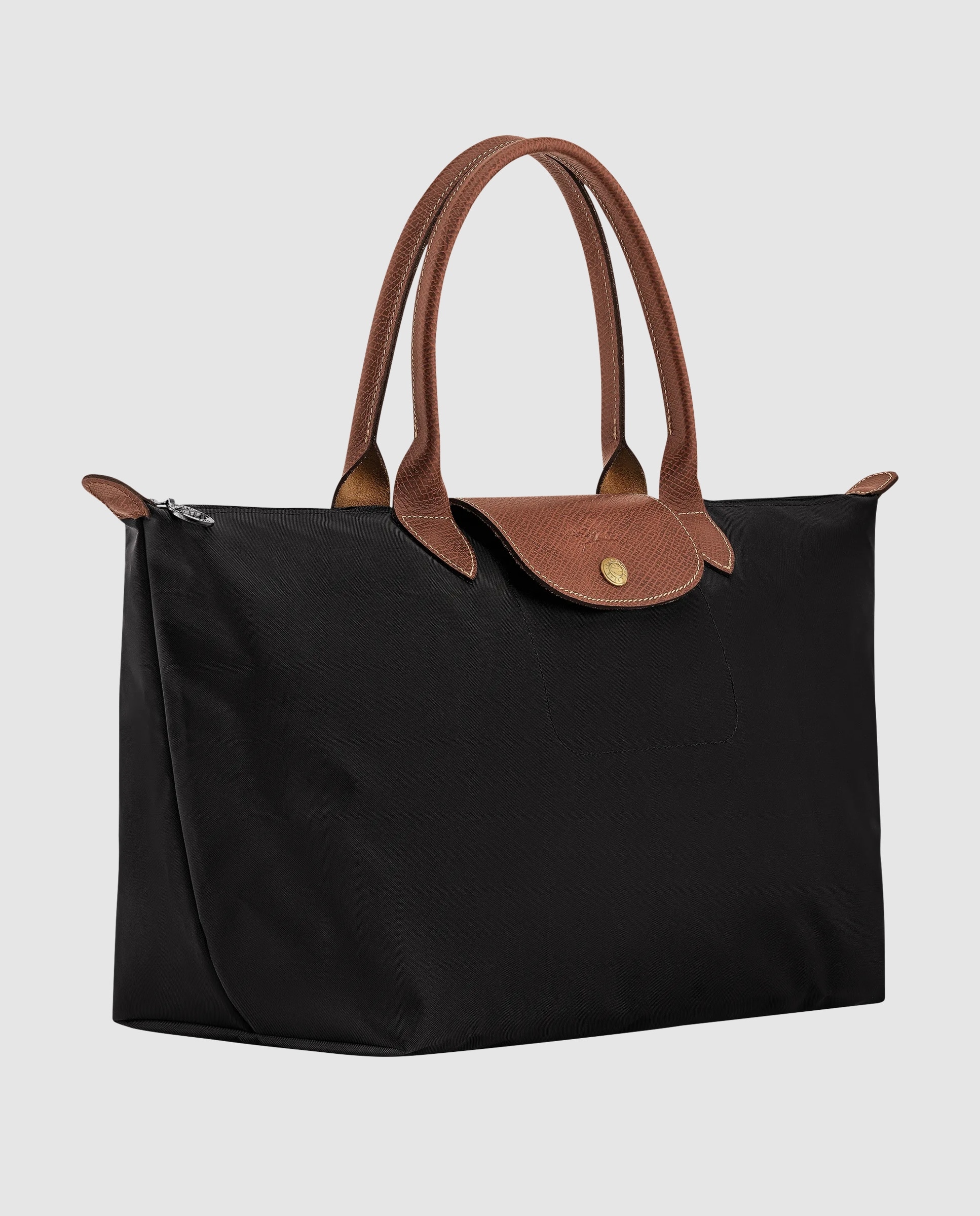 Bolsos de mano de mujer le pliage original en talla l - Longchamp - Negro Negro-3