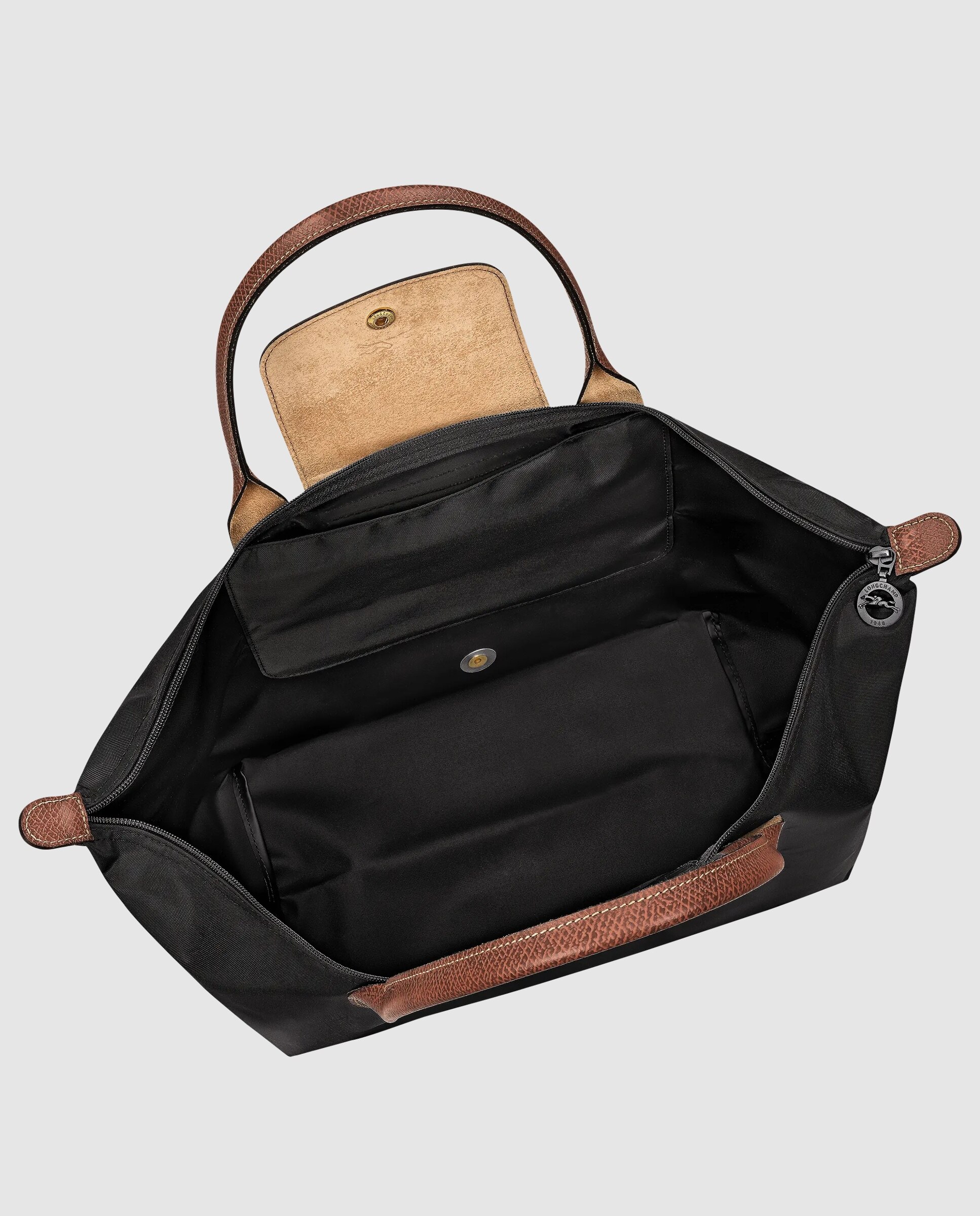 Bolsos de mano de mujer le pliage original en talla l - Longchamp - Negro Negro-5