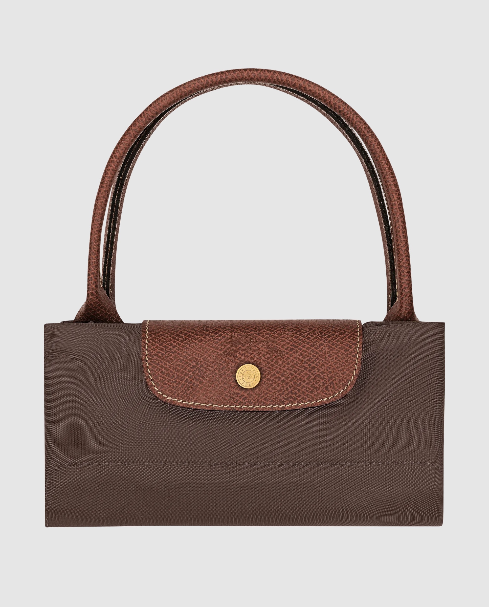 Bolsos de mano de mujer le pliage original en talla l - Longchamp - Marrón chocolate Marrón chocolate-6