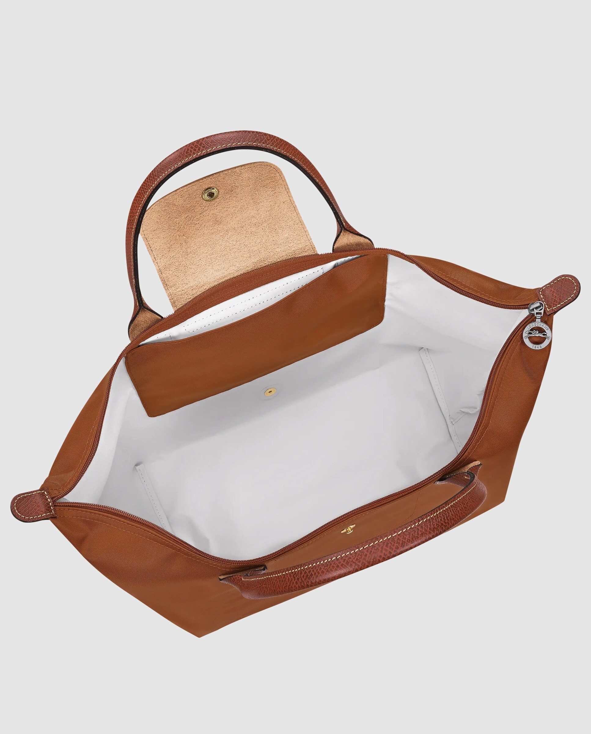 Bolsos de mano de mujer le pliage original en talla l - Longchamp - Marrón claro Marrón claro-5