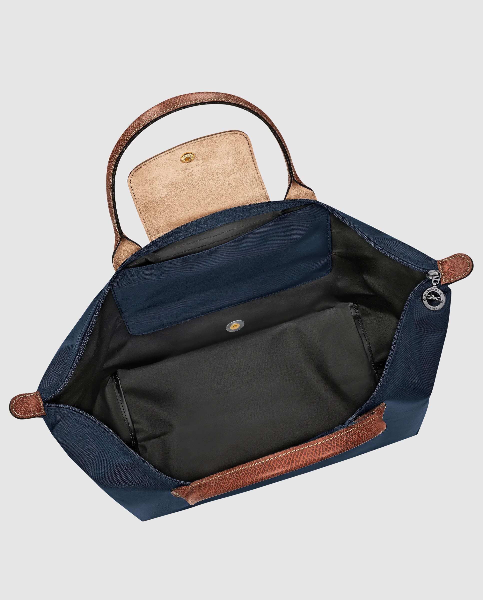 Bolsos de mano de mujer le pliage original en talla l - Longchamp - Azul marino Azul marino-5