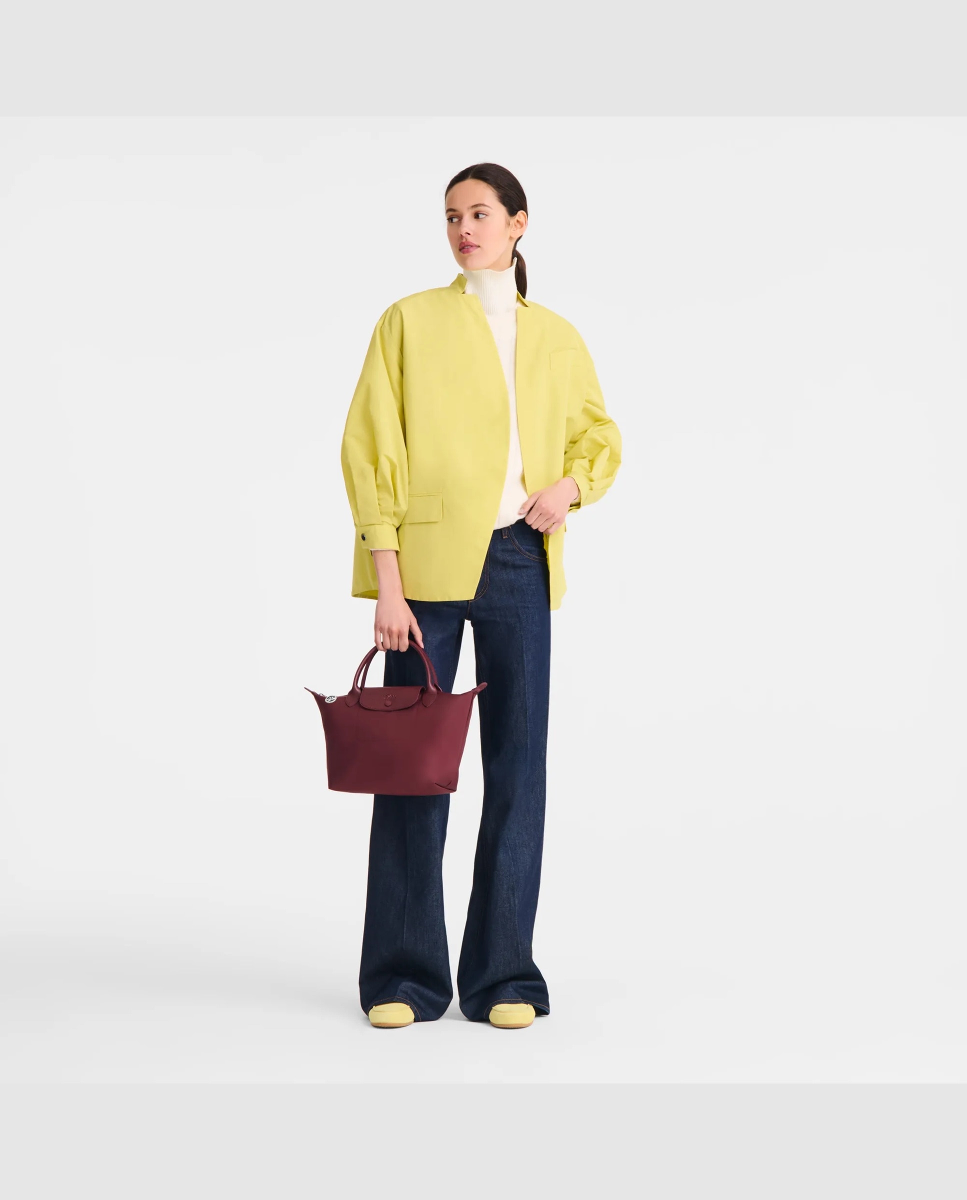 Bolsos de mano de mujer le pliage one en talla s - Longchamp - Burdeos Burdeos-2