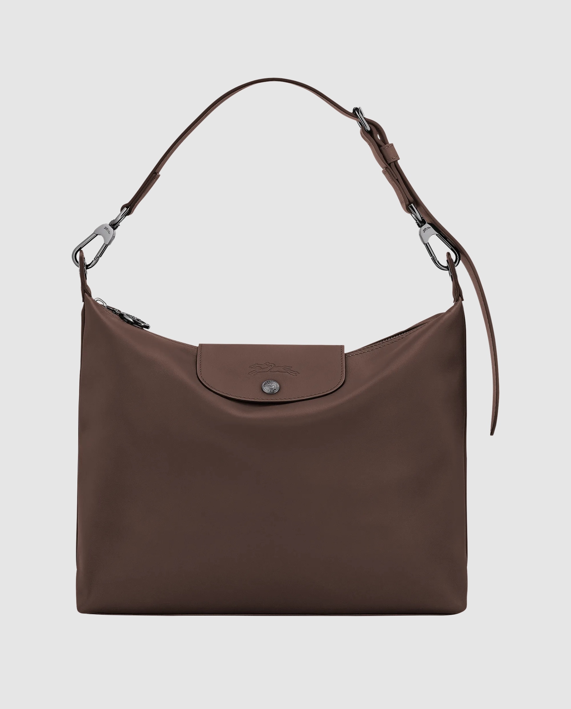 Bolso de hombro de mujer le pliage xtra en talla m - Longchamp - Marrón chocolate Marrón chocolate-1