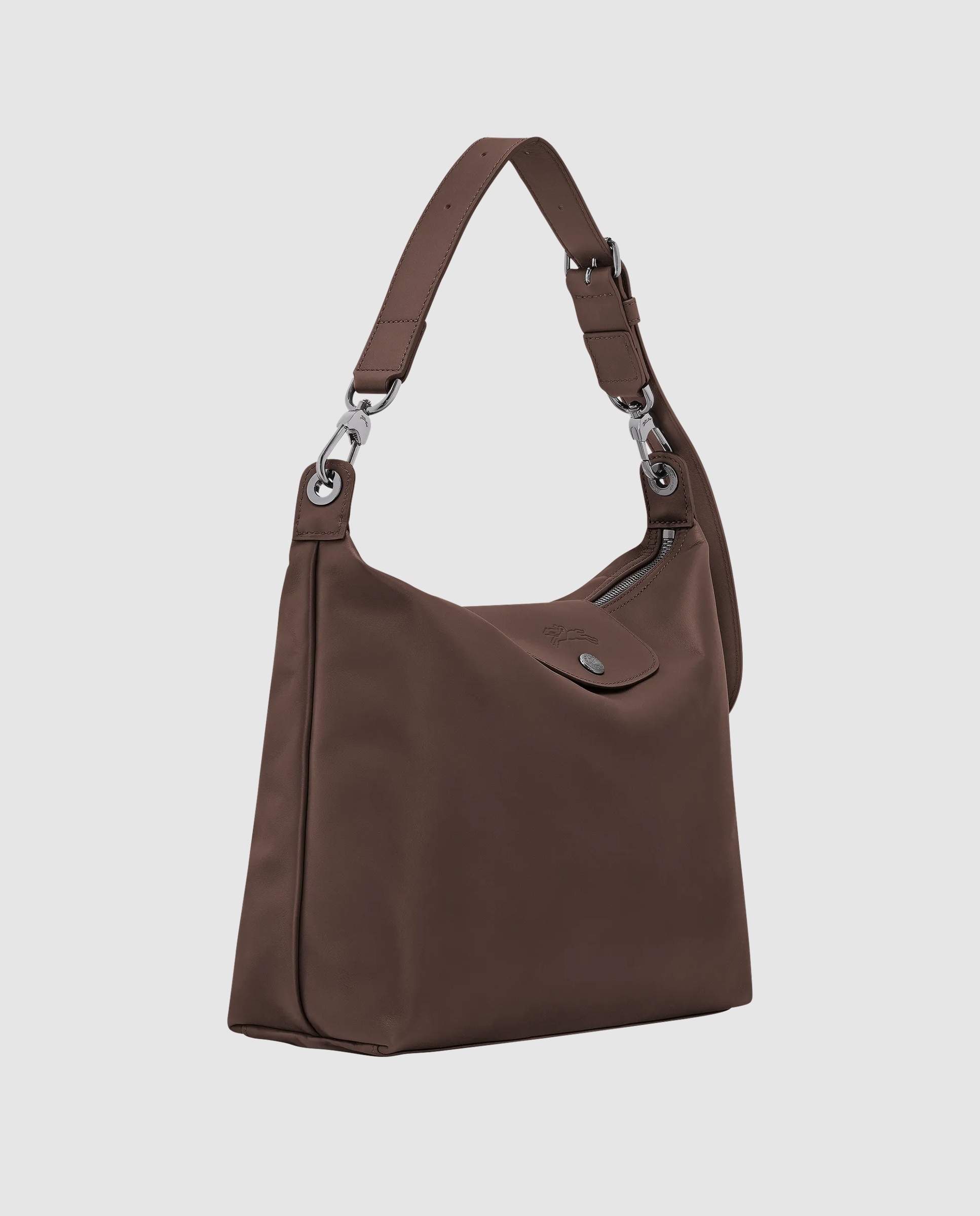 Bolso de hombro de mujer le pliage xtra en talla m - Longchamp - Marrón chocolate Marrón chocolate-3