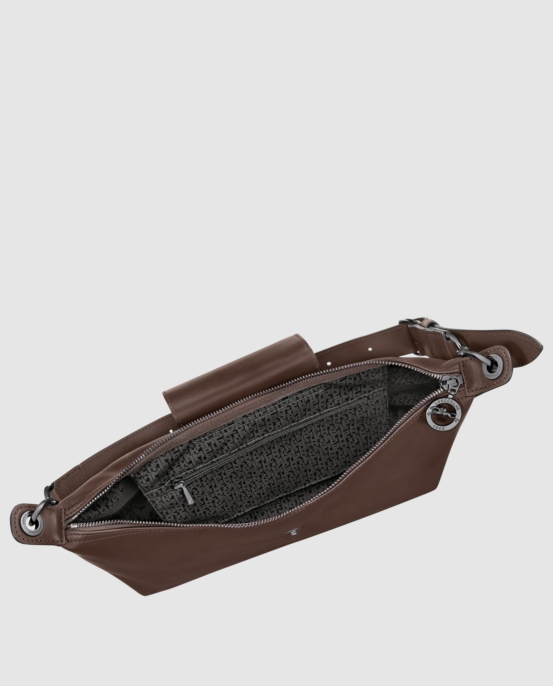 Bolso de hombro de mujer le pliage xtra en talla m - Longchamp - Marrón chocolate Marrón chocolate-4