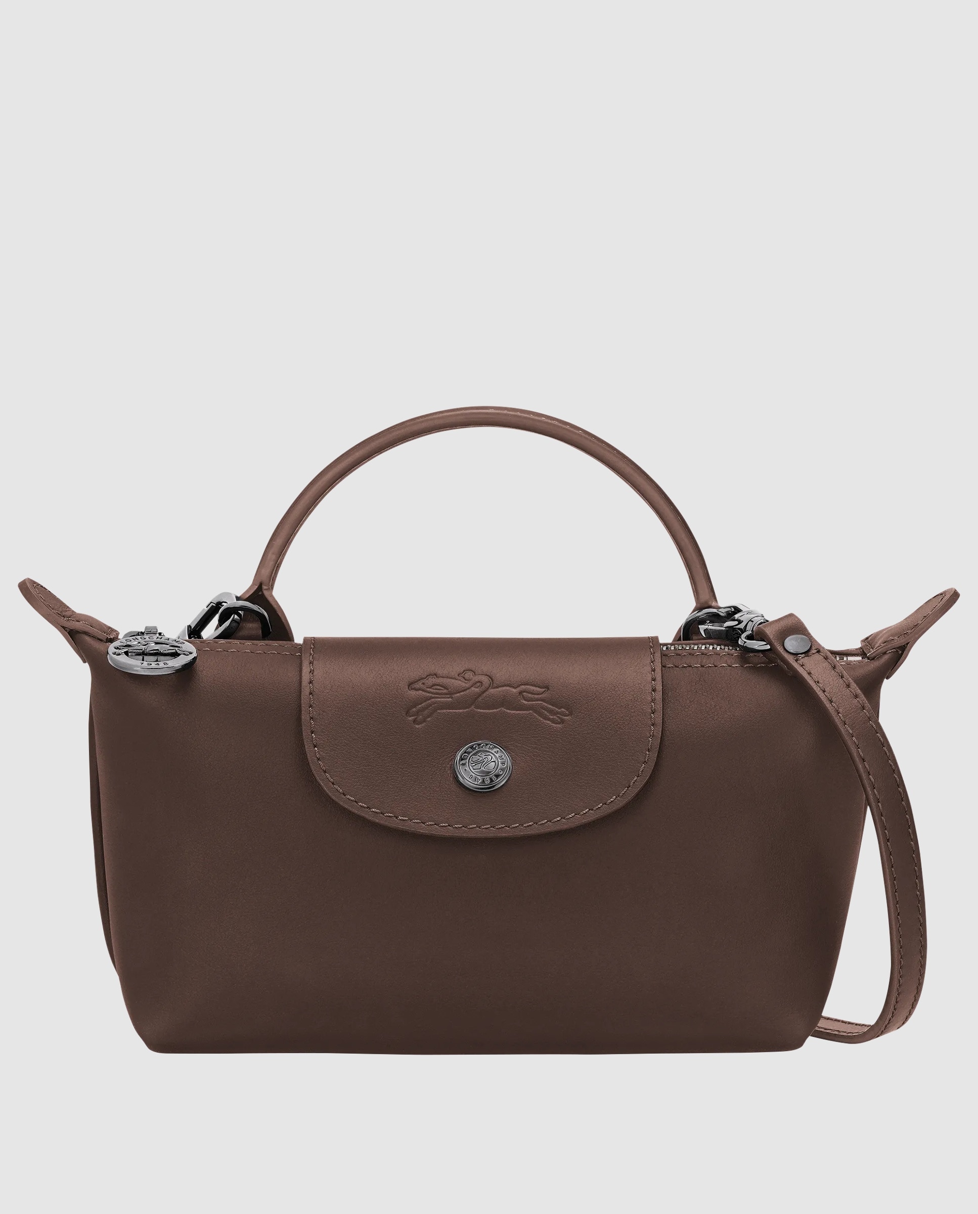 Bolsos pequeños de mujer le pliage xtra en talla xs - Longchamp - Marrón chocolate Marrón chocolate-1