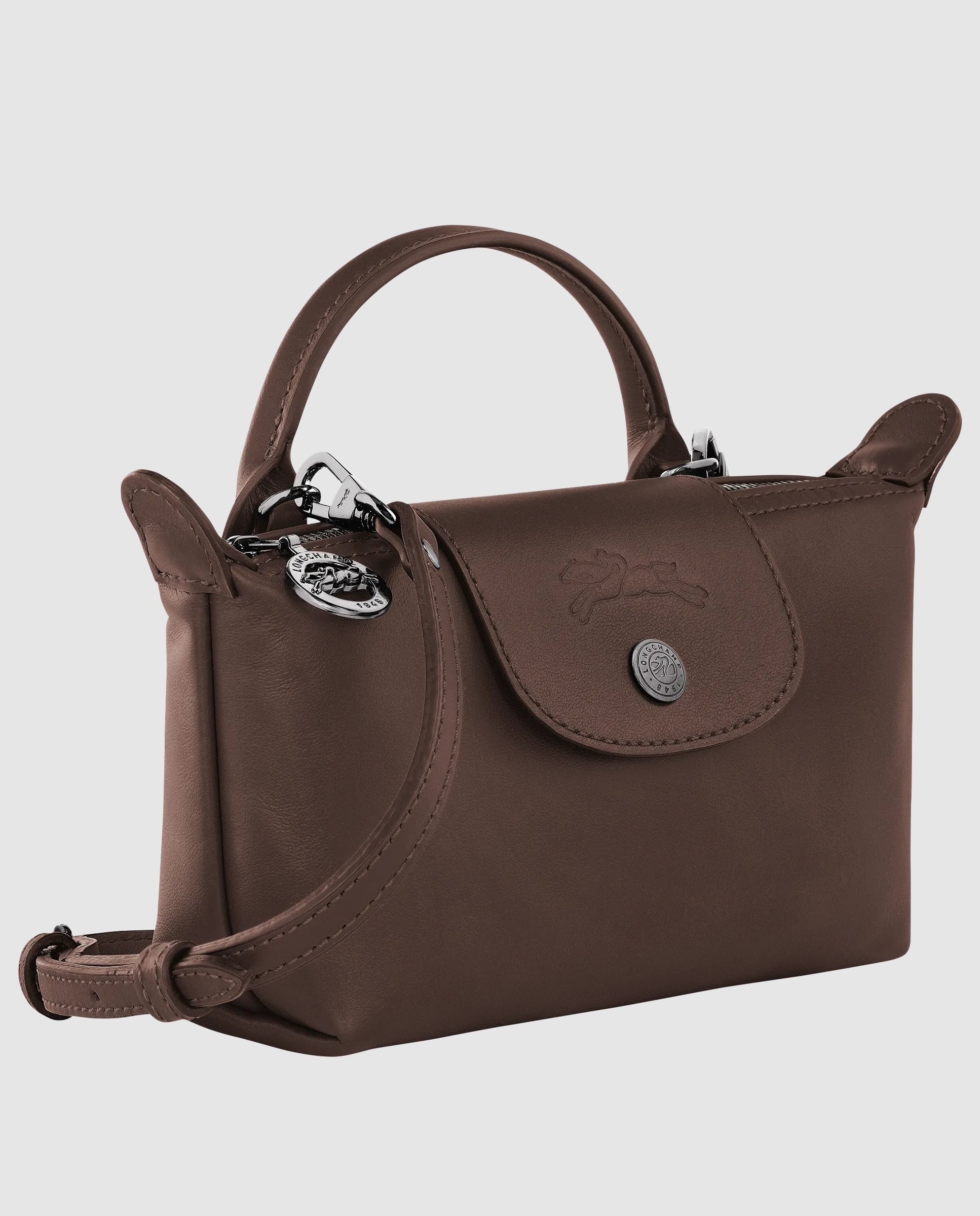 Bolsos pequeños de mujer le pliage xtra en talla xs - Longchamp - Marrón chocolate Marrón chocolate-3