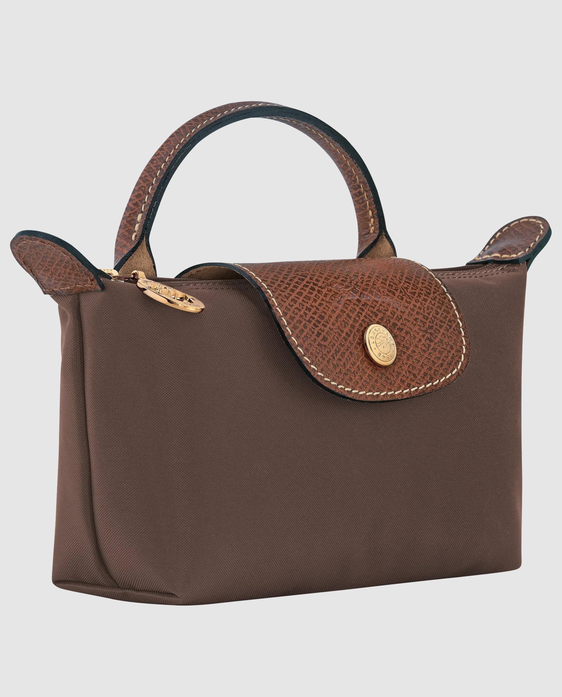 Bolsos pequeños de mujer le pliage original - Longchamp - Marrón chocolate Marrón chocolate-3