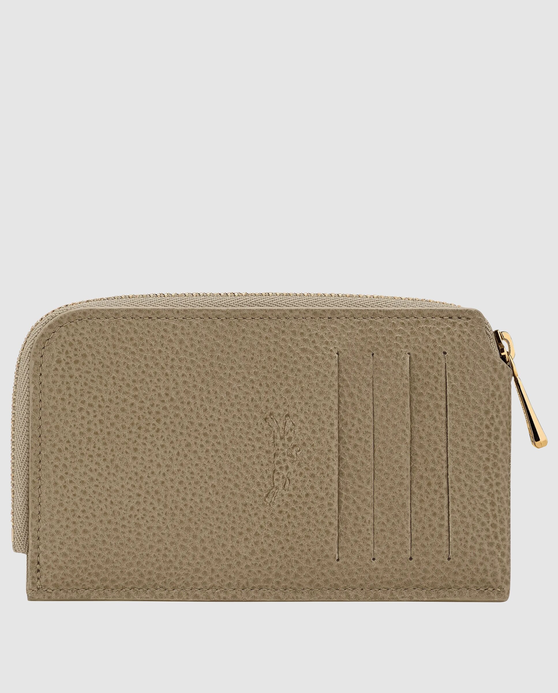 Tarjeteros de mujer le foulonné - Longchamp - Verde pardo Verde pardo-2