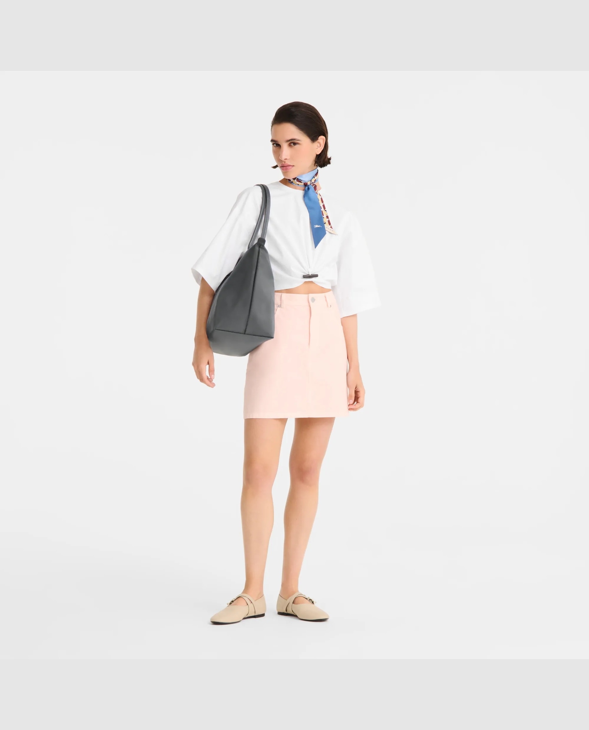 Bolsos de hombro de mujer le pliage one en talla l - Longchamp - Antracita / Gris Antracita / Gris-2